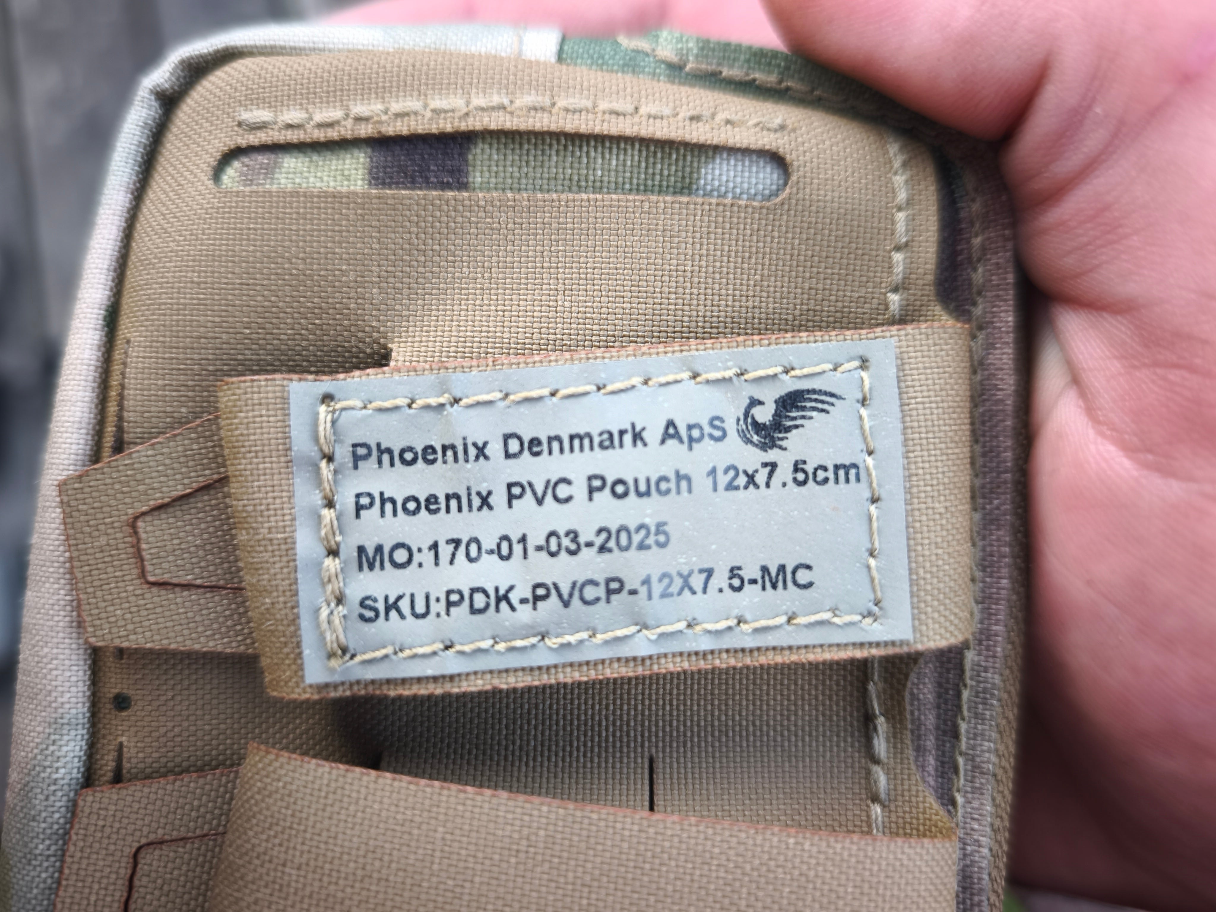 Phoenix Denmark, praktisk lille molle lomme til gummihandsker (eller hundeposer eller andet)
