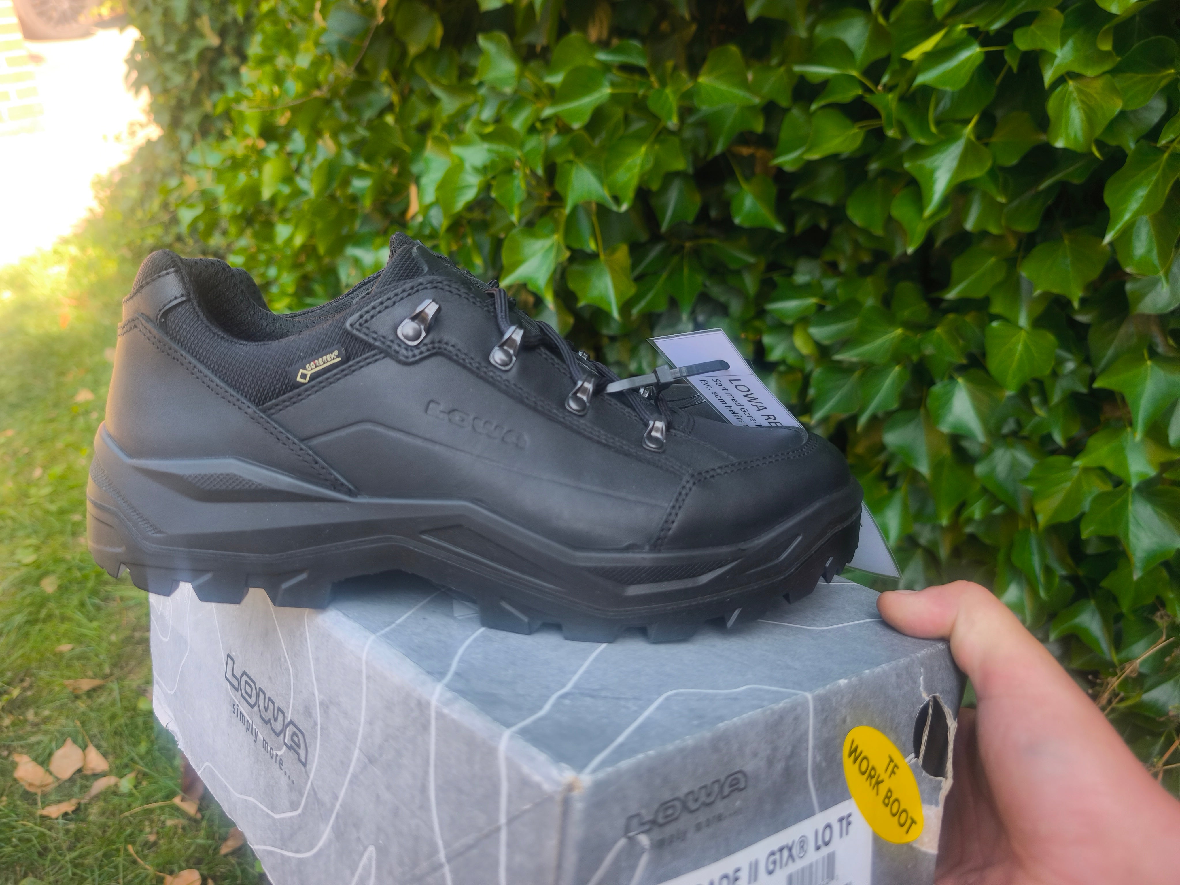 Lowa Renegade II GTX LO TF størrelse 42,5, sort