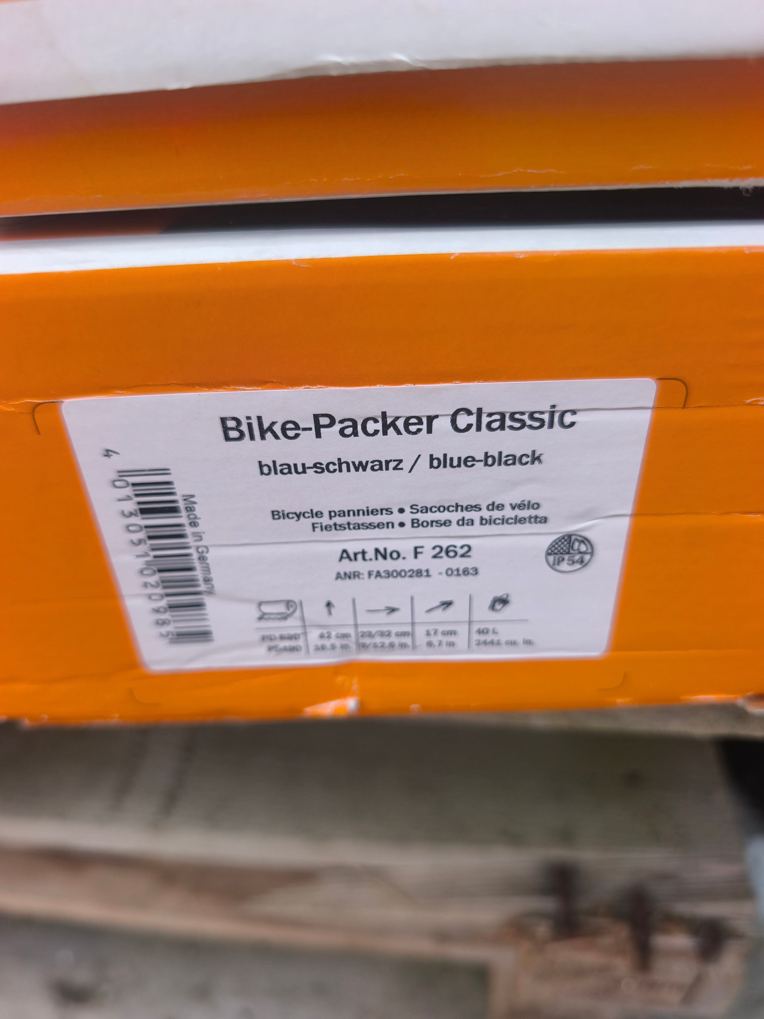 Ortlieb Bike Packer Classic F262 og F263