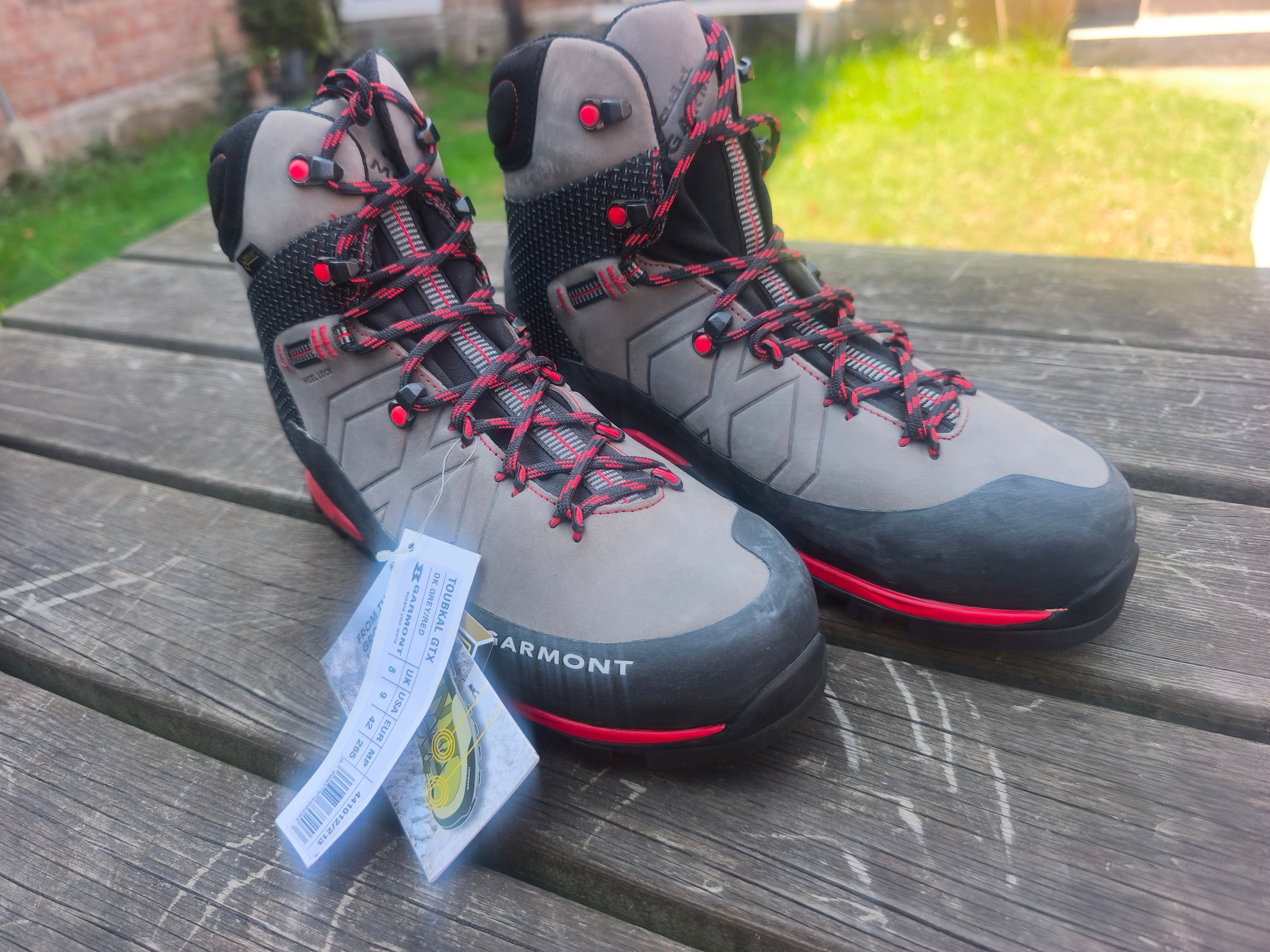 Garmont Toubkal Goretex, størrelse 42, farve grey/red