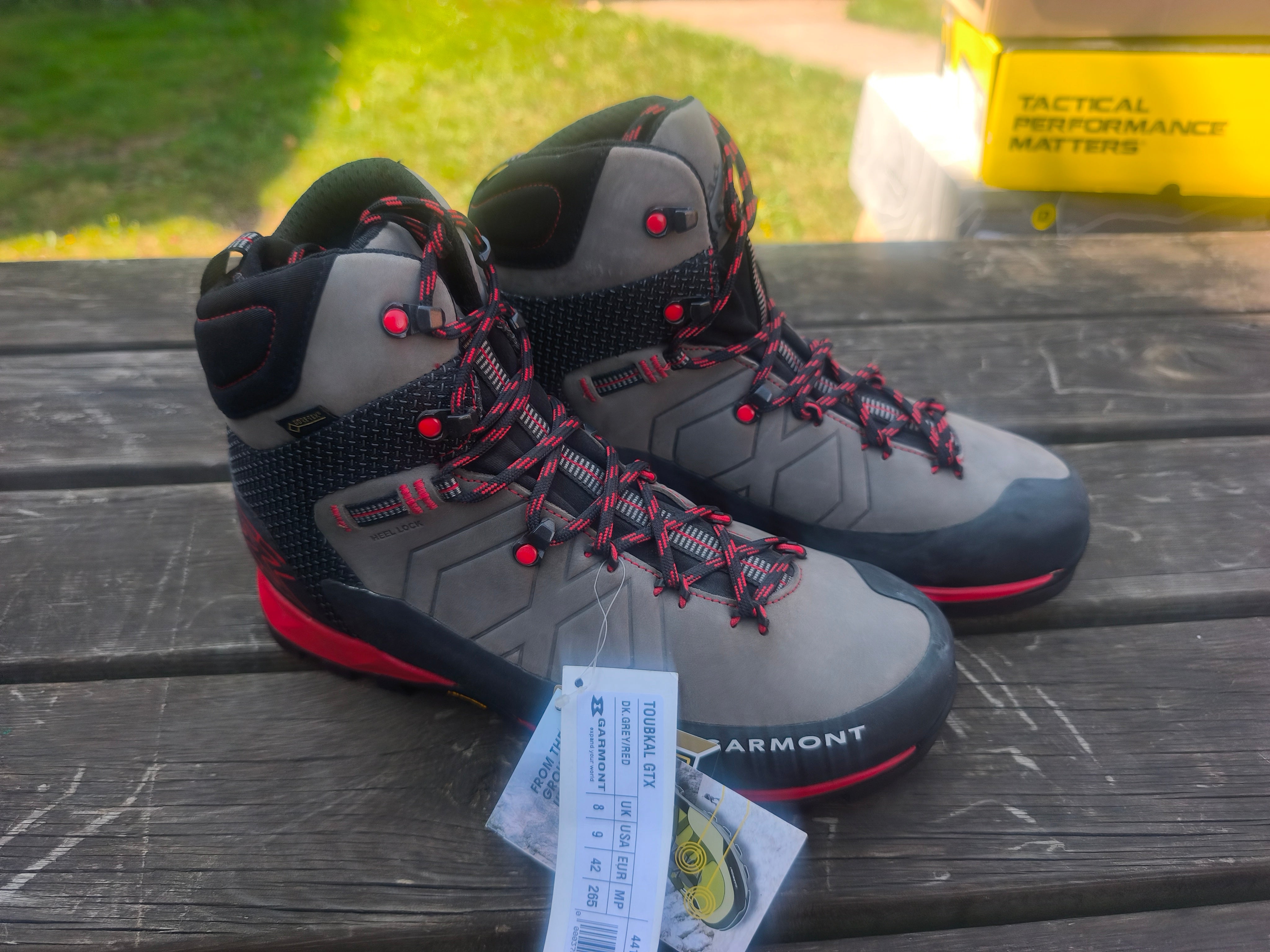 Garmont Toubkal Goretex, størrelse 42, farve grey/red