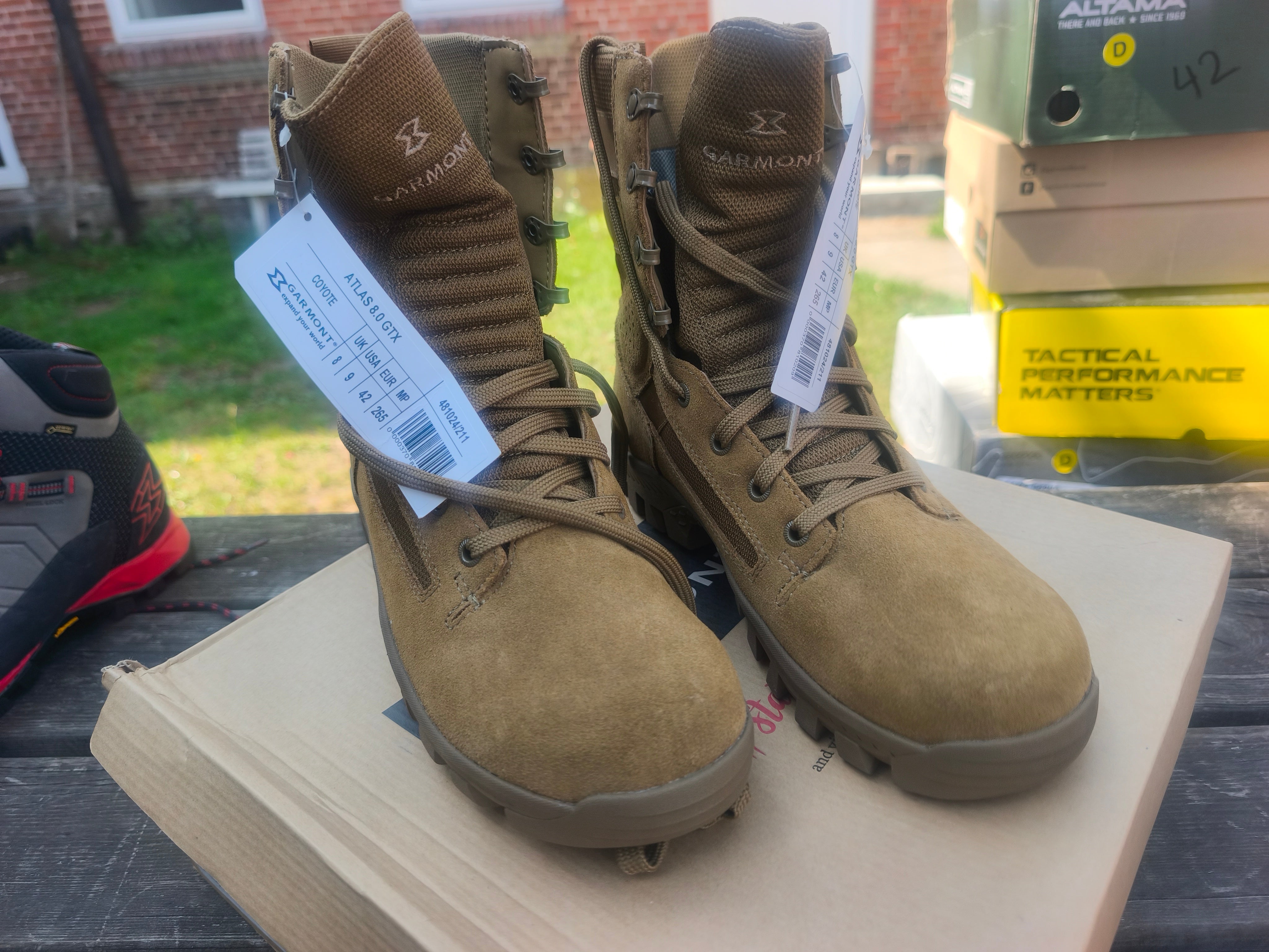 Garmont Atlas 8.0 Goretex Størrelse 42, coyote
