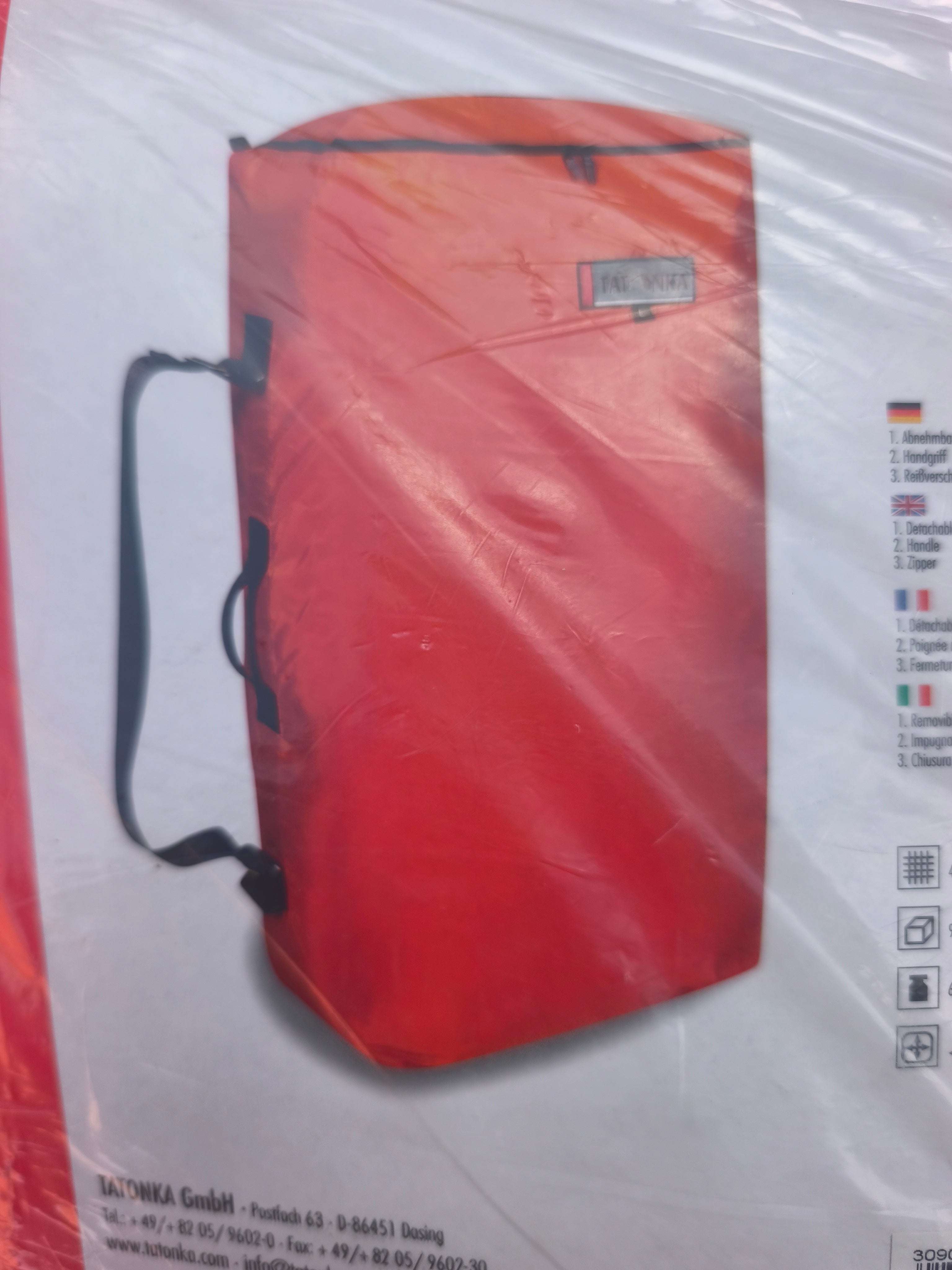 Tatonka drybag rygsæk, blå, 150 liter