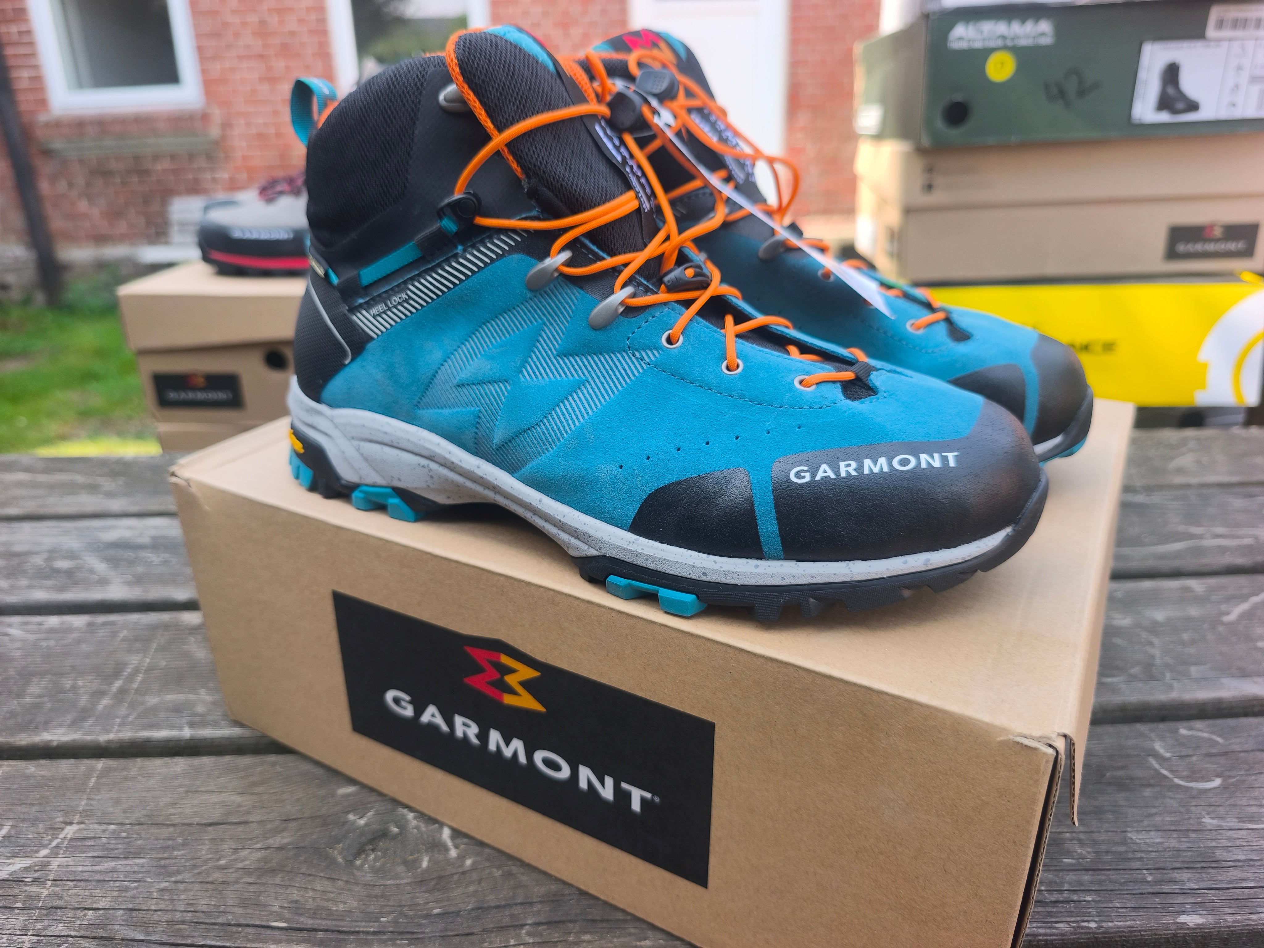 Garmint G-Trail Goretex, størrelse 42, farve Blue/orange