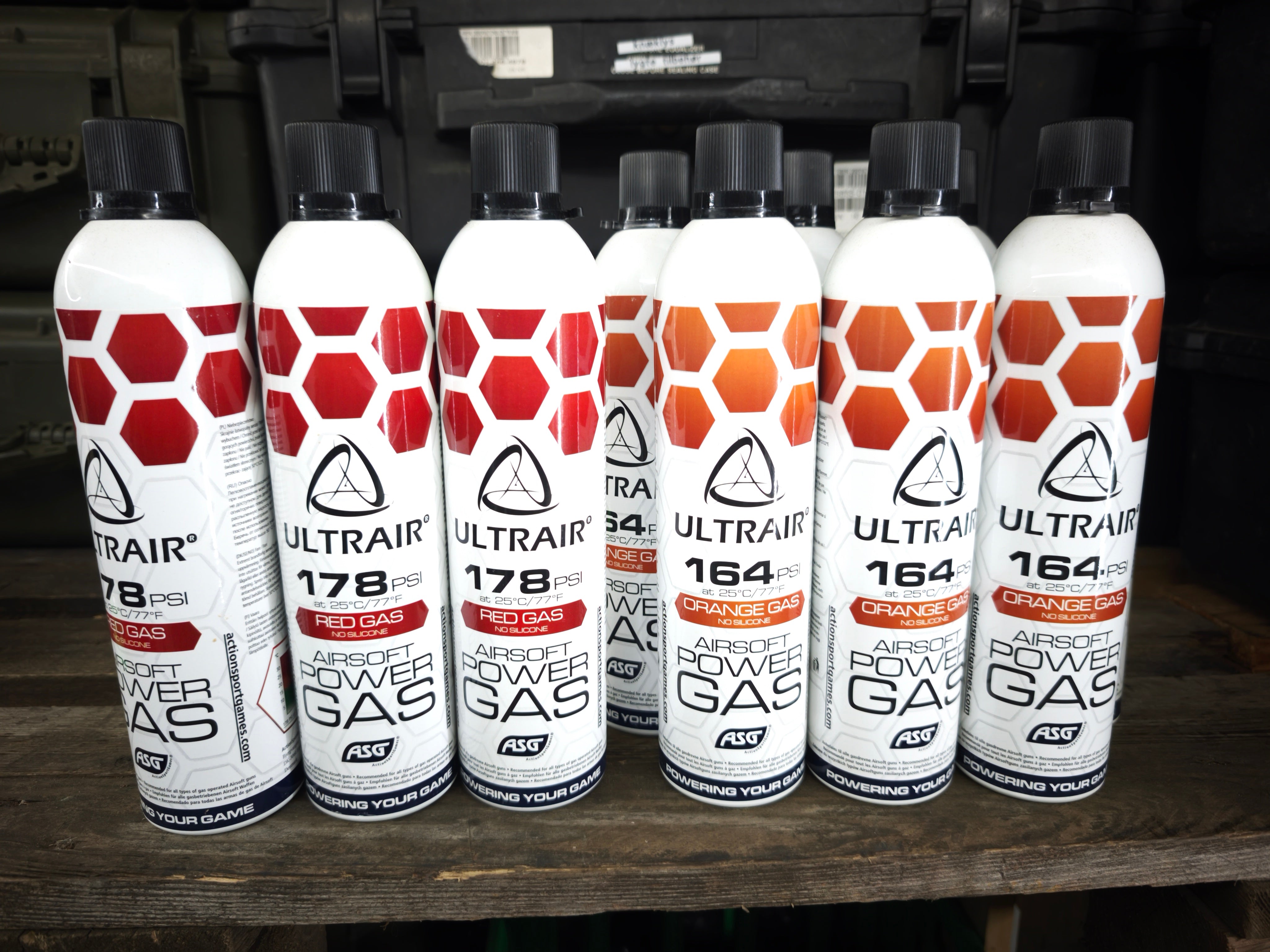 Ultrair gas til airsoftvåben