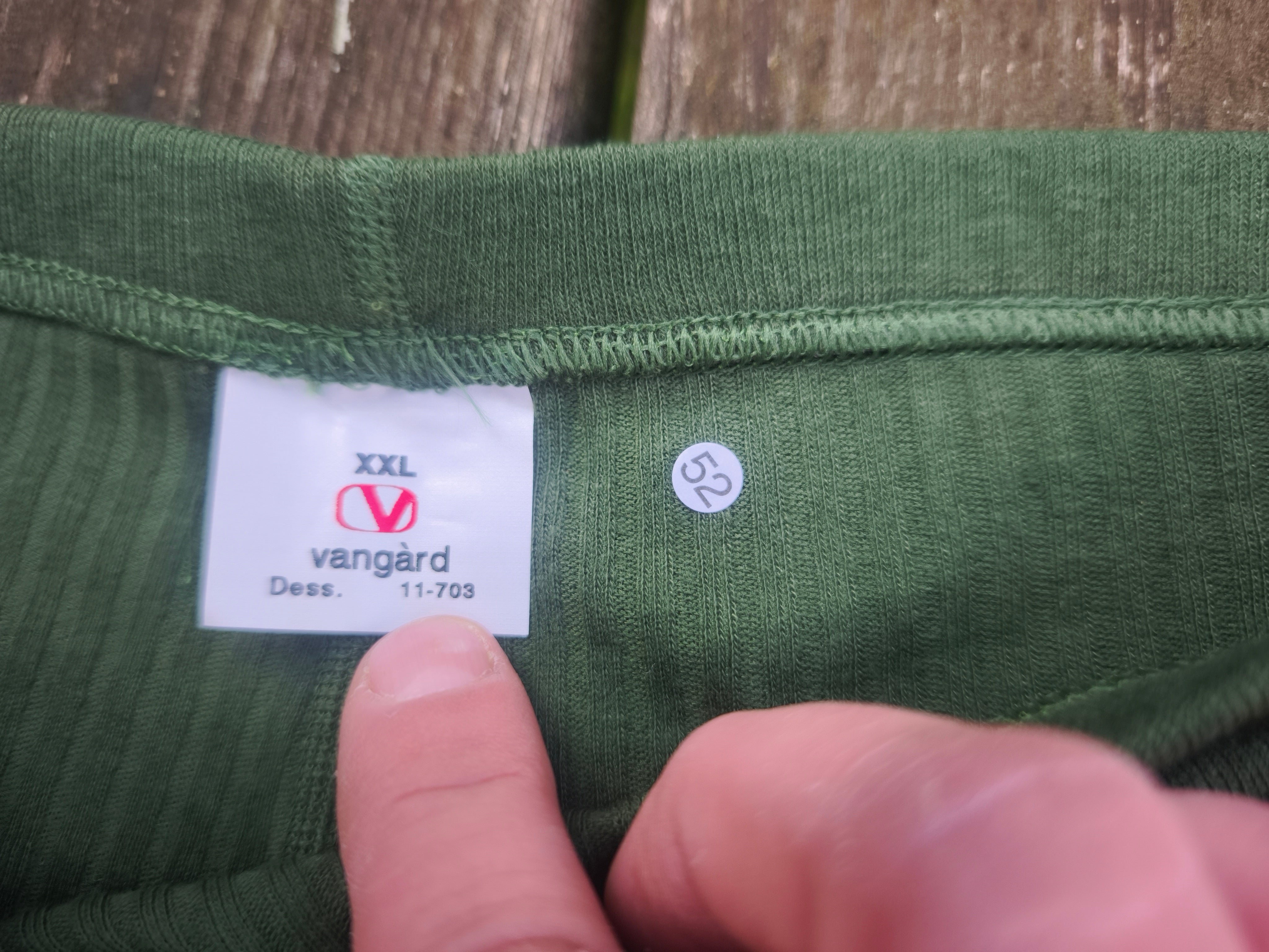 Boxershorts grønne, Vangård m/03 Jungle, XXL (nærmere XL)