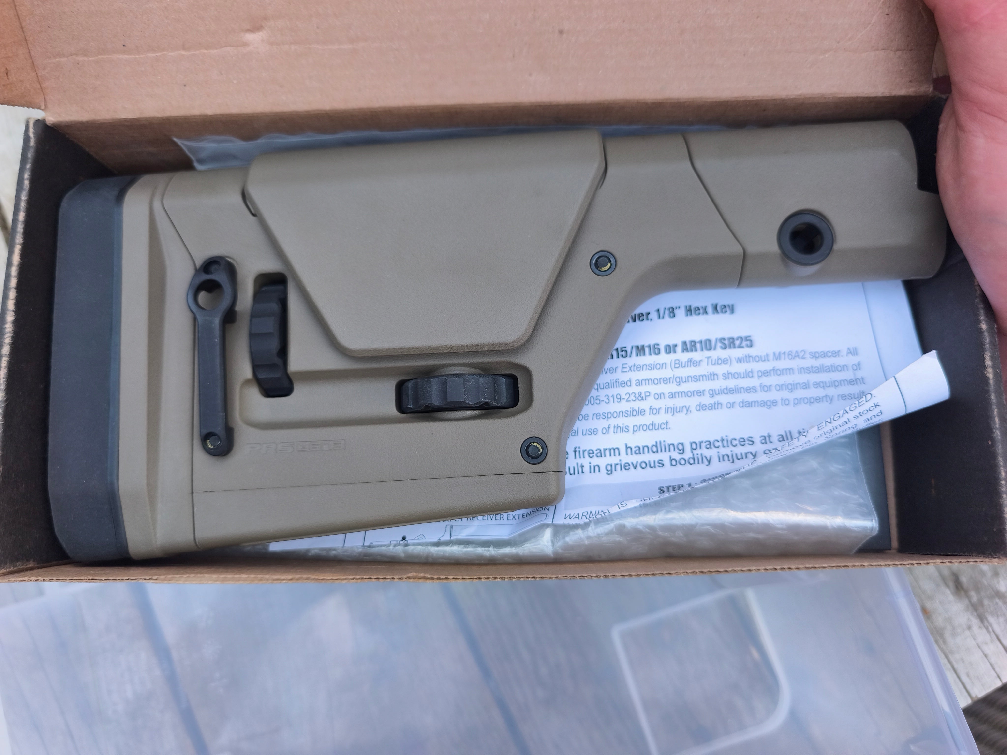 Magpul PRS kolbe, ny, tan
