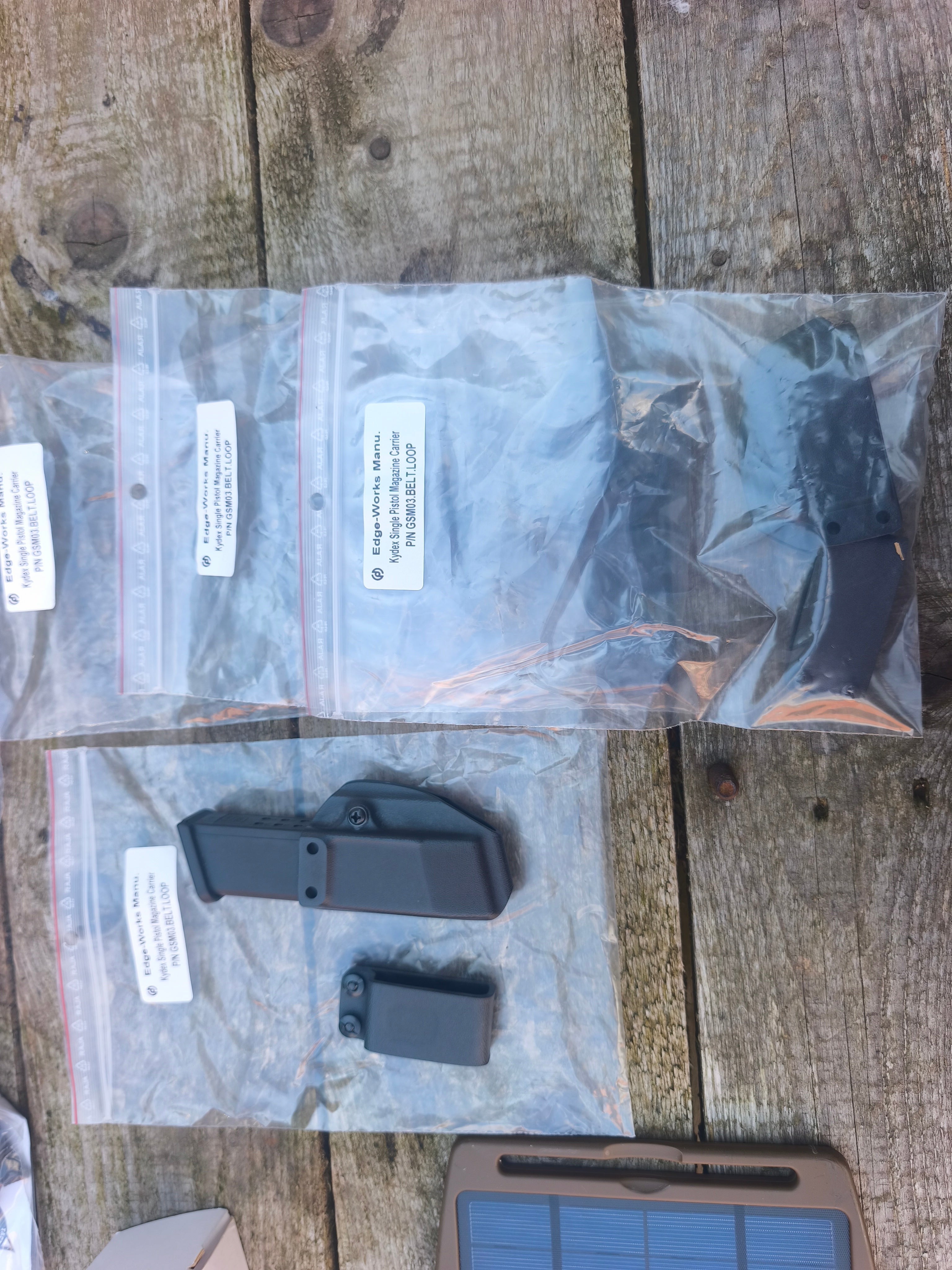 Edge-Works magasinlommer til doublestack 9mm pistol magasiner