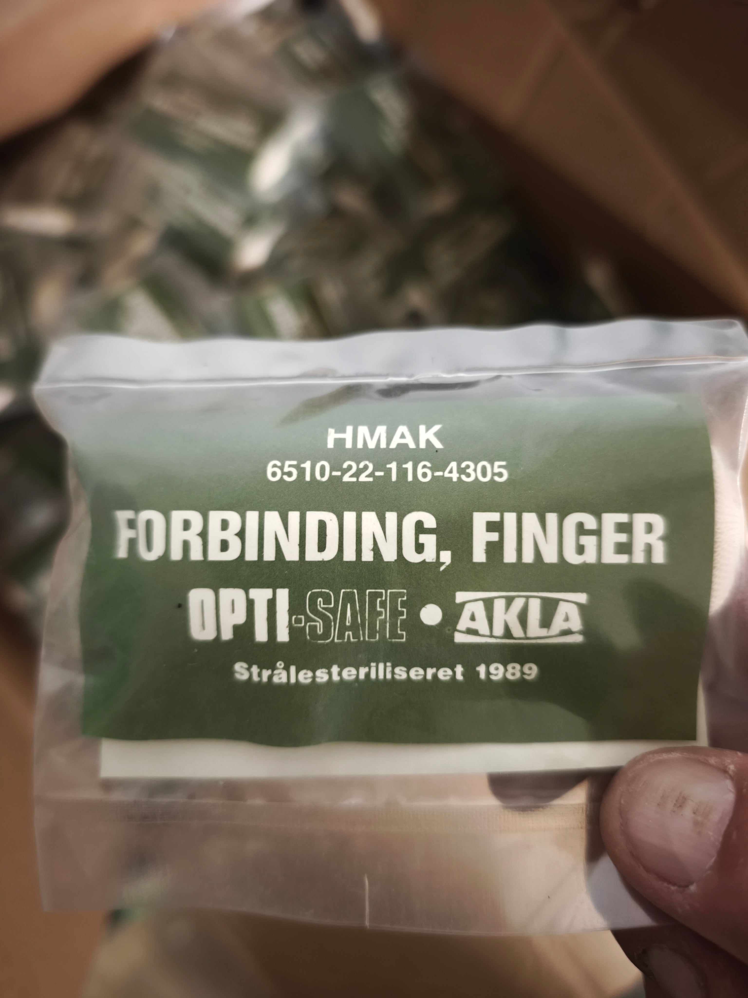 Finger-forbinding fra forsvaret