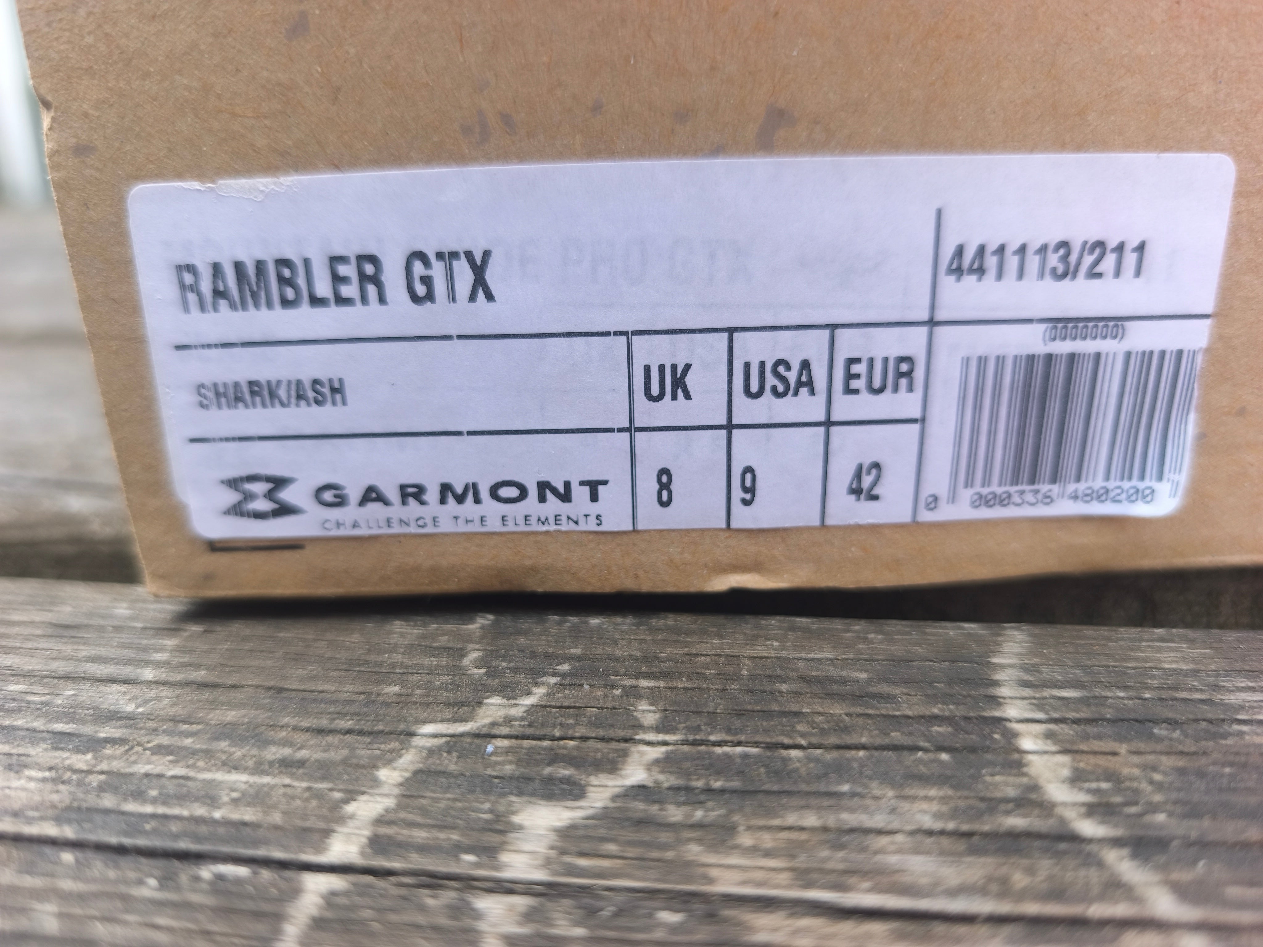 Garmont Rambler Goretex, størrelse 42, farve Shark/Ash