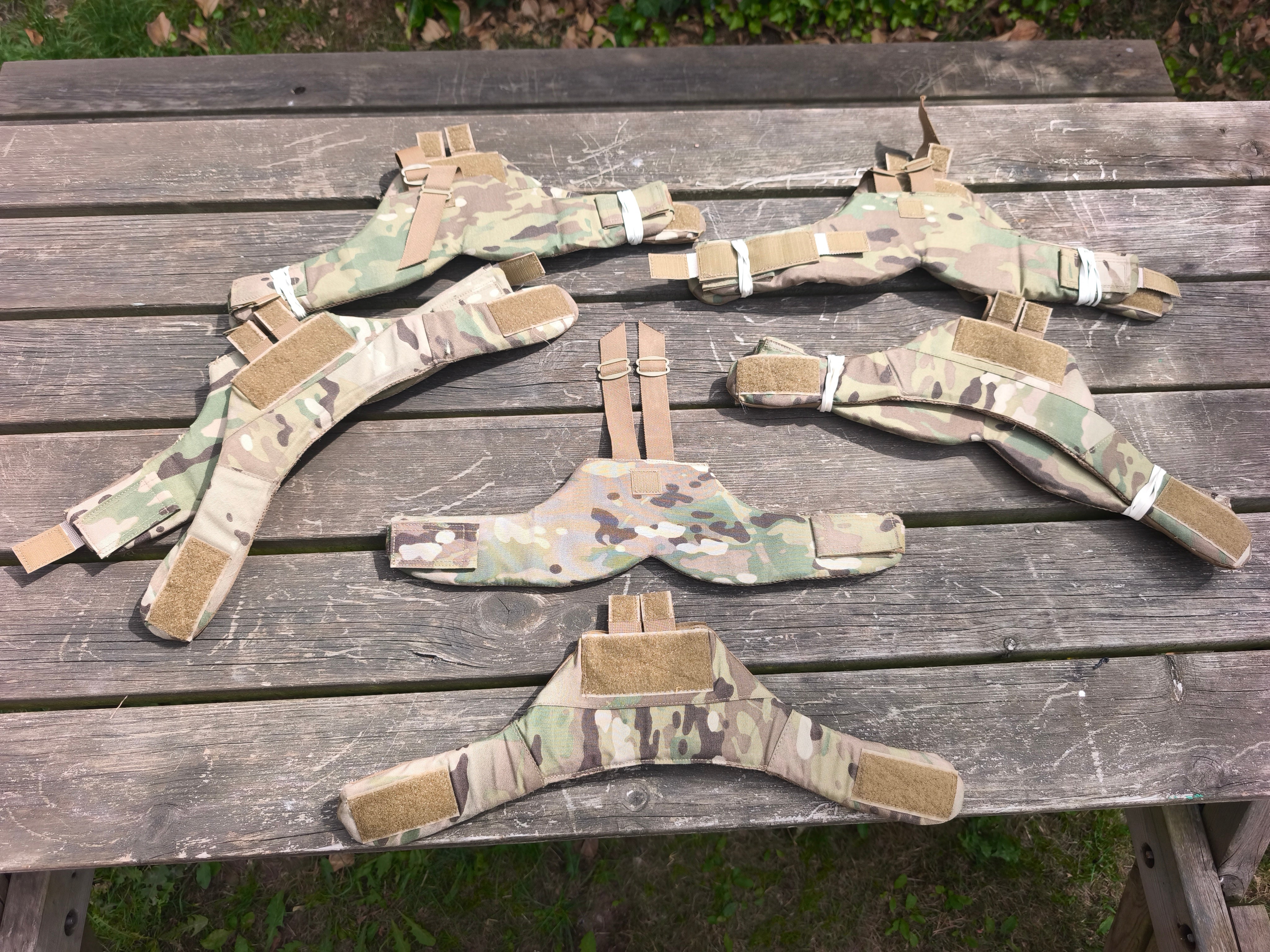 Tyr Tactical, ballistisk halskrave til platecarrier, front og bag