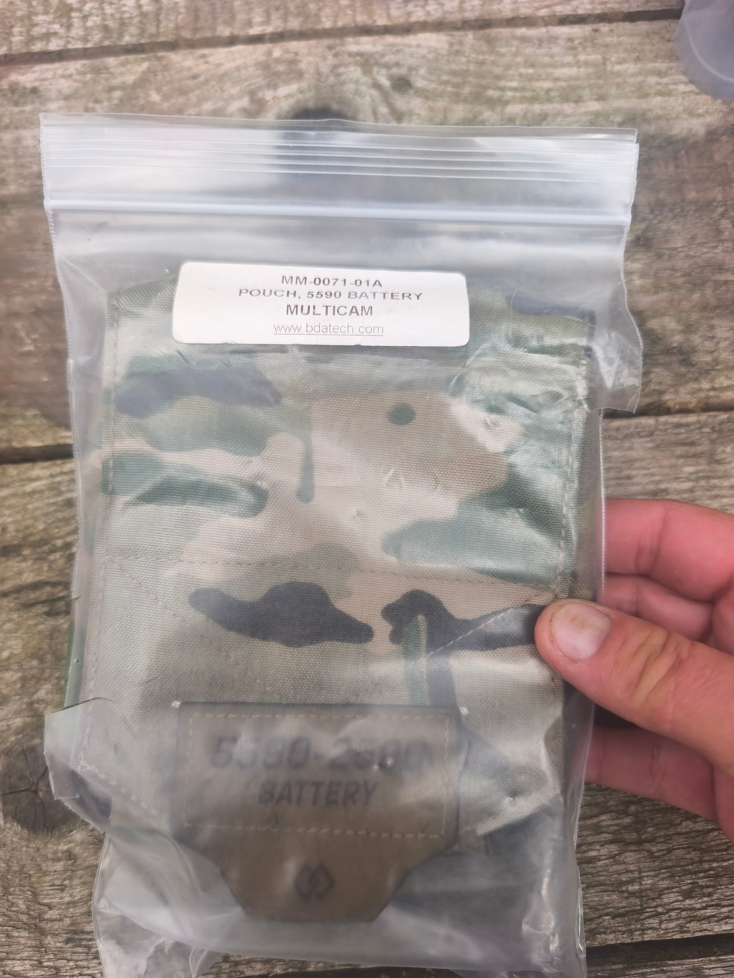 Tyr 5590 battery pouch, demo