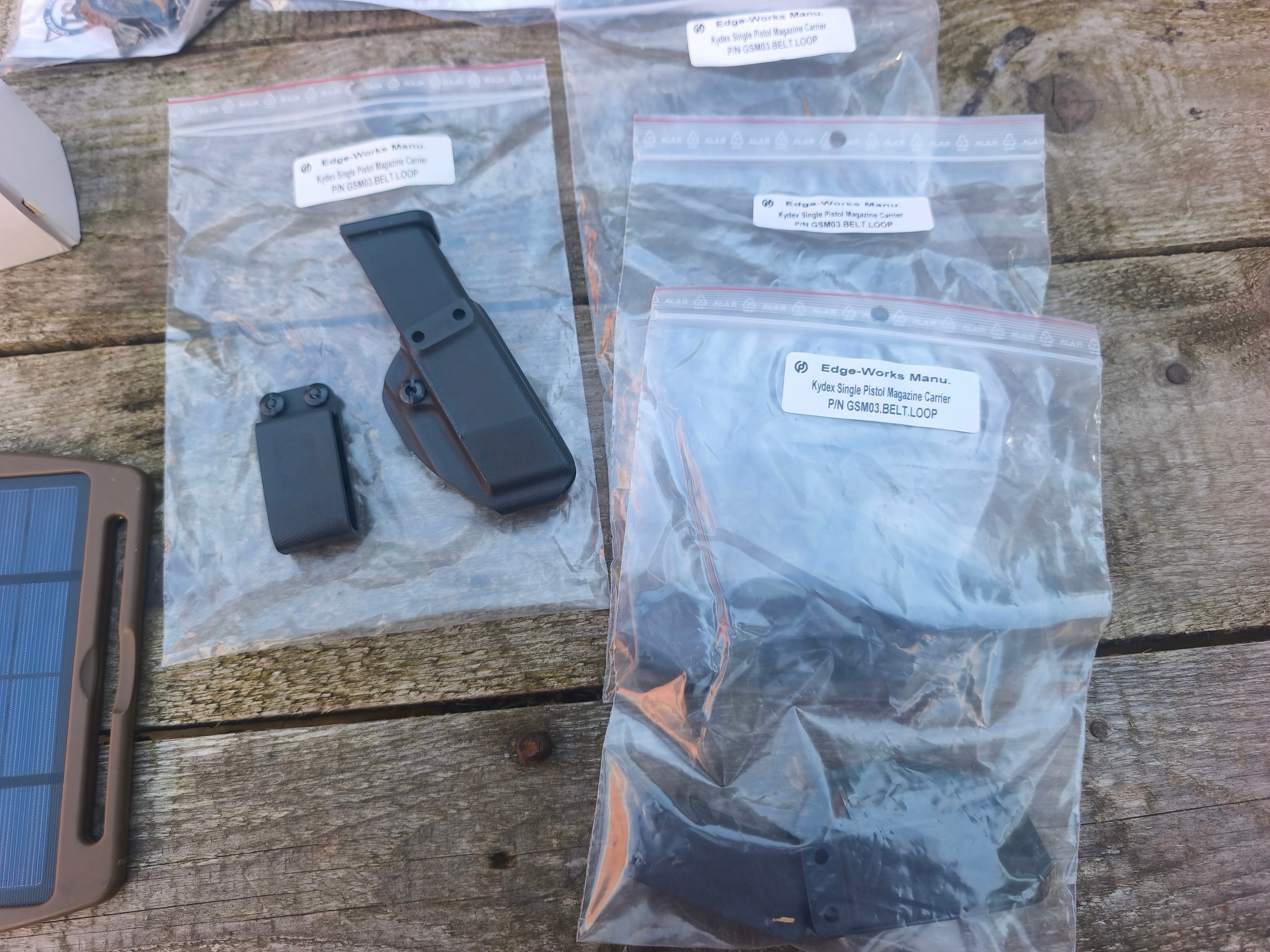 Edge-Works magasinlommer til doublestack 9mm pistol magasiner