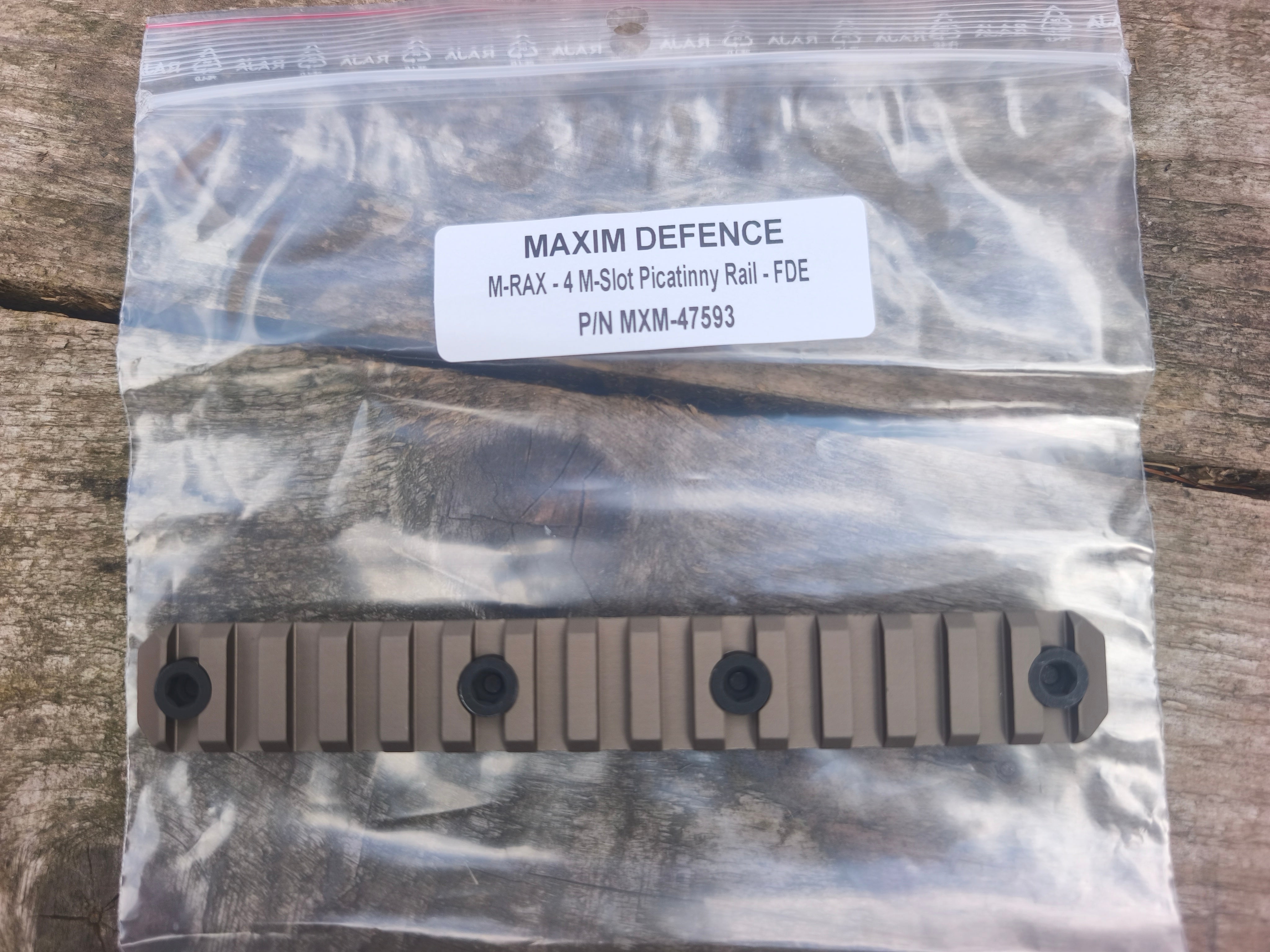 Maxim Defense Mrax M-lok rail til gevær m25, størrelse 4