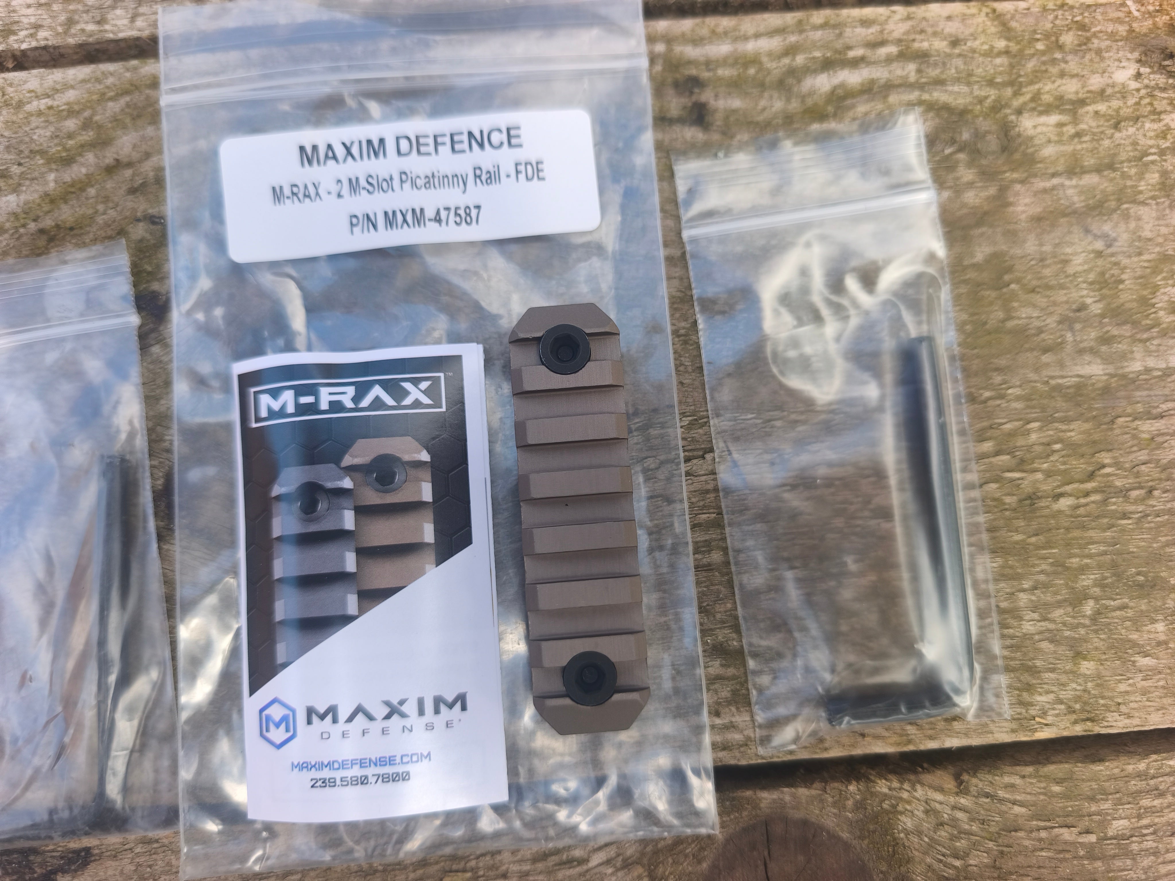 Maxim Defense Mrax M-lok rail til gevær m25, størrelse 2