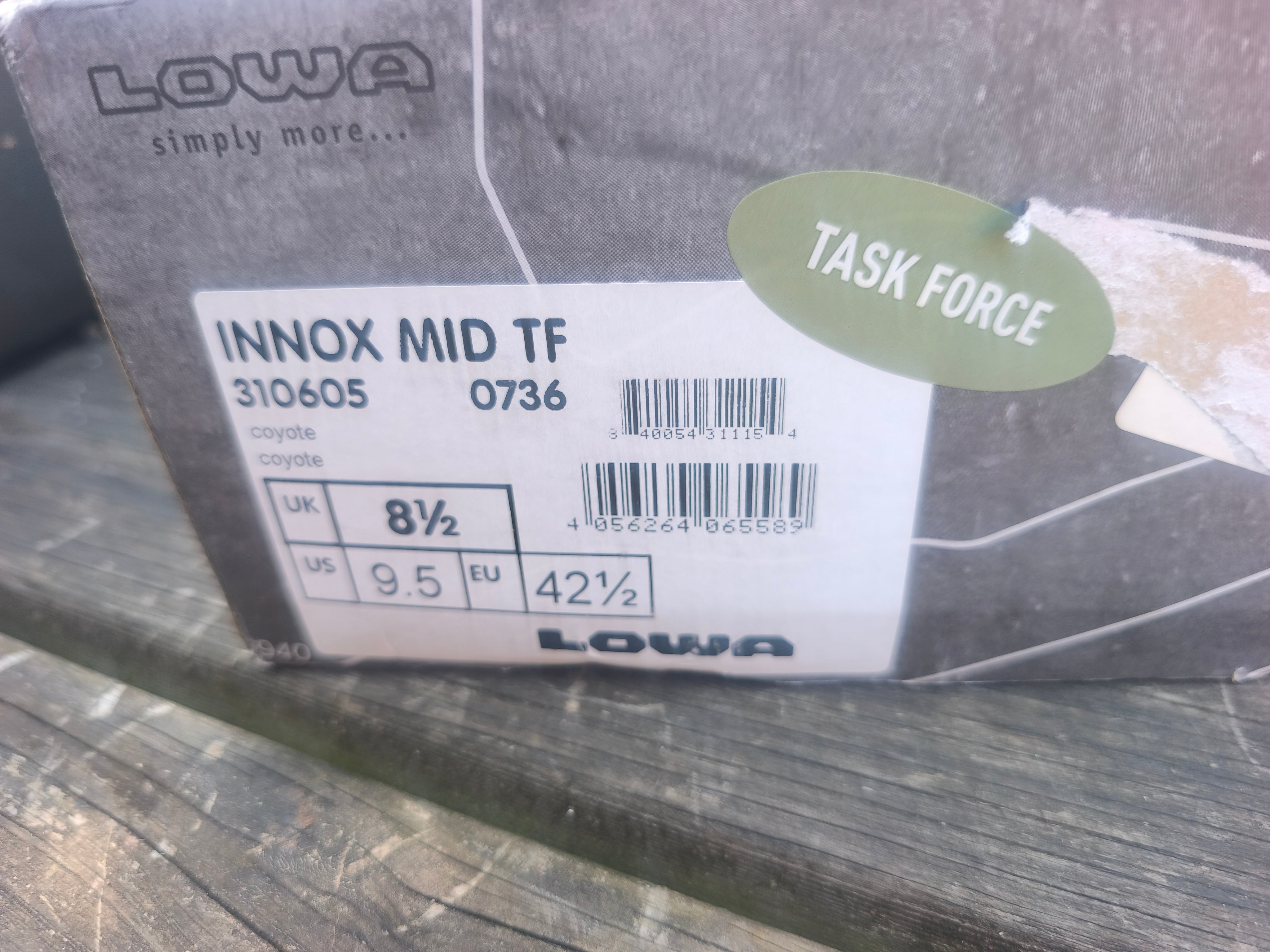 Lowa Innox Mid TF coyote, størrelse 42,5