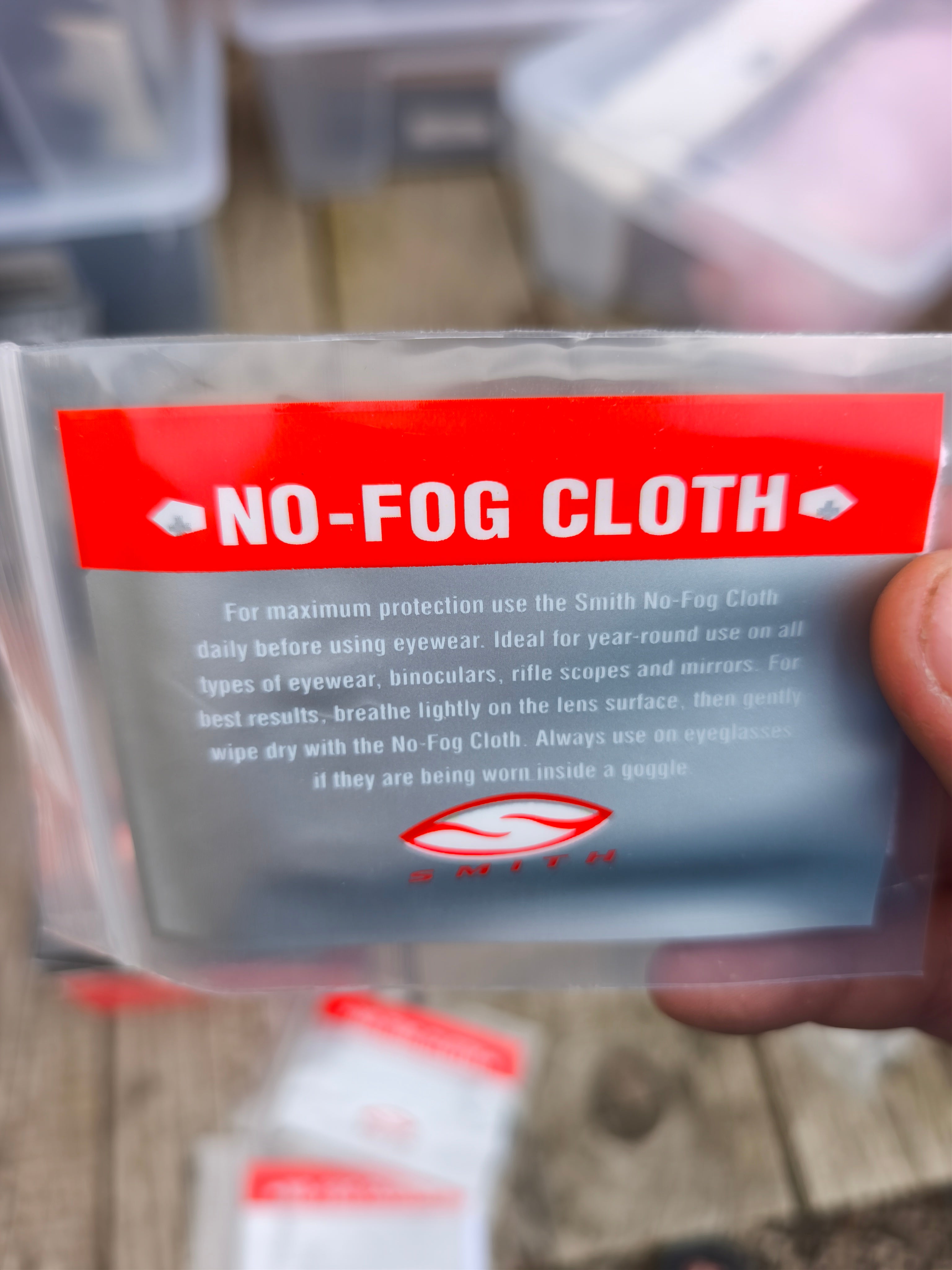 Smith Optics NoFog cloth