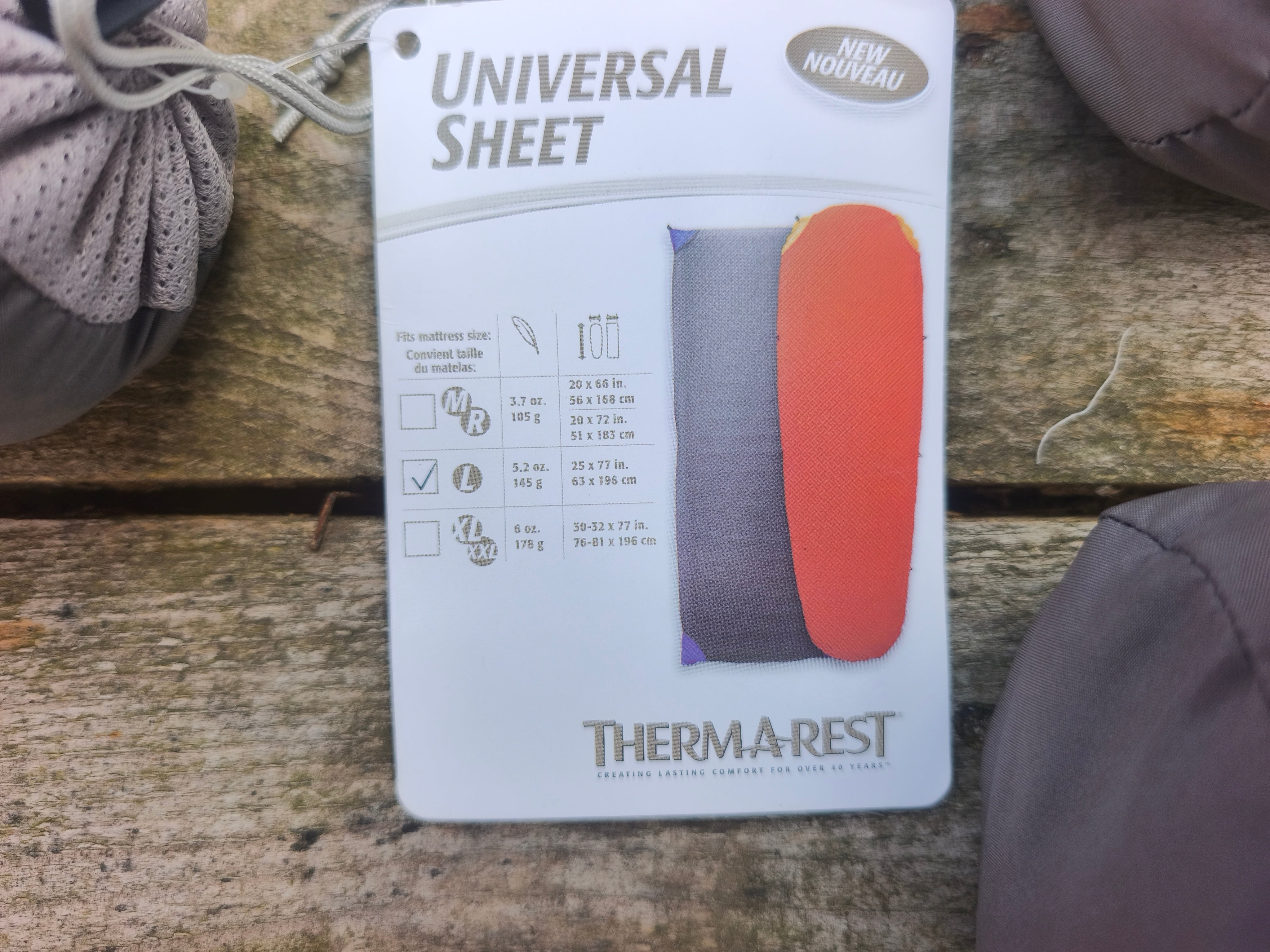 Universal travel sheet, tilbud