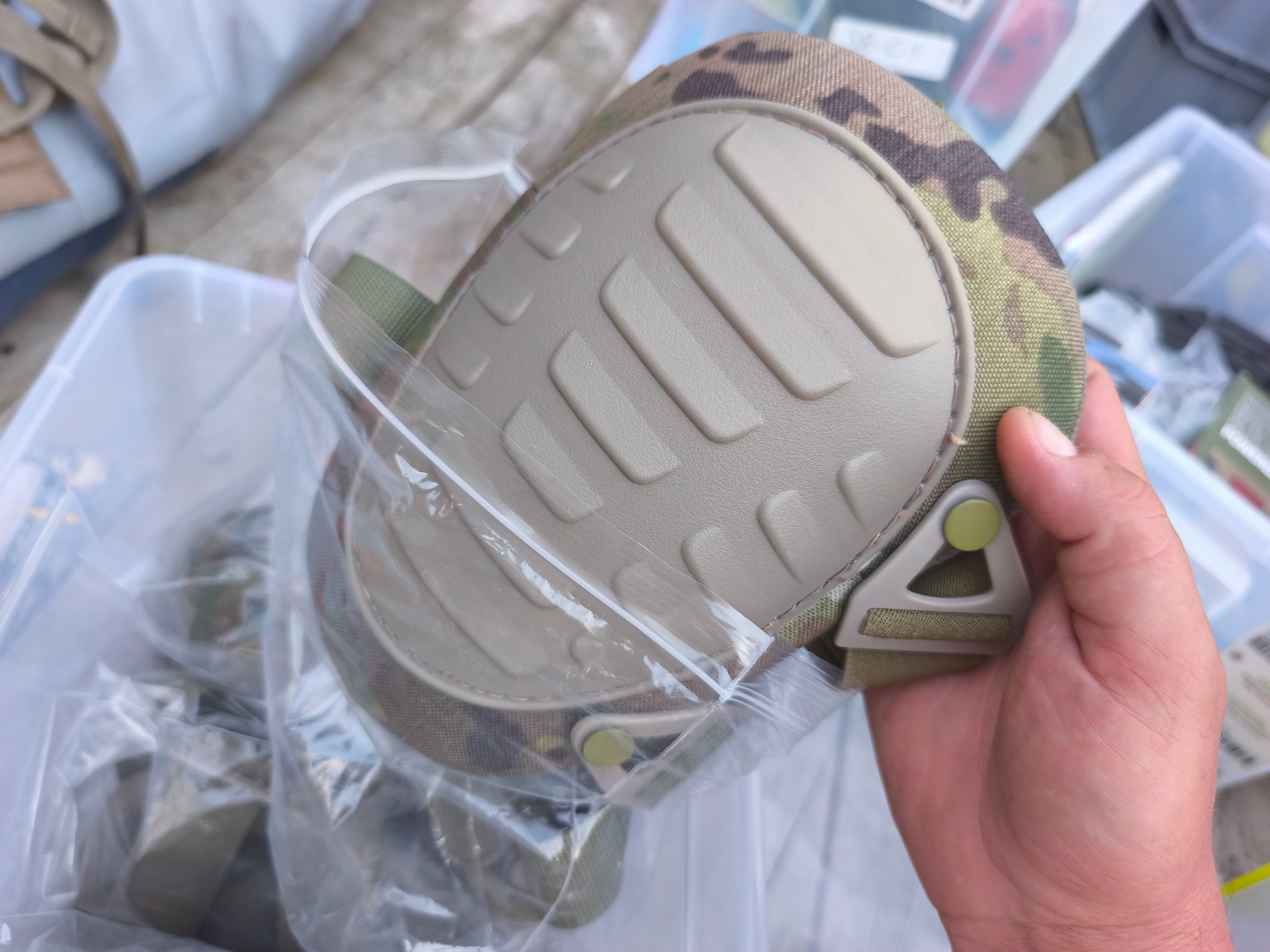 Rooster kneepads, nye, multicam
