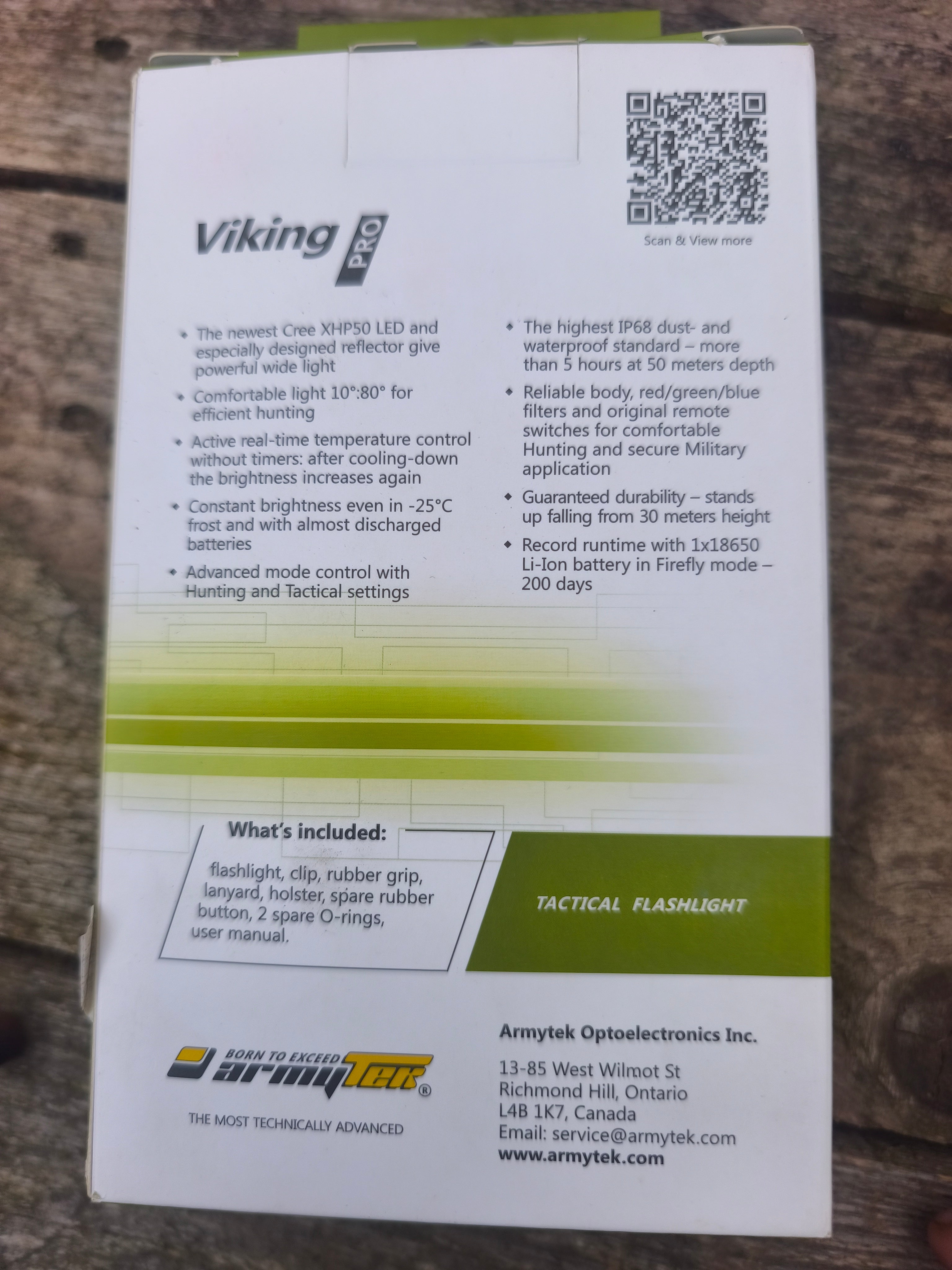 Armytek Viking Pro 2300 lumens, ny