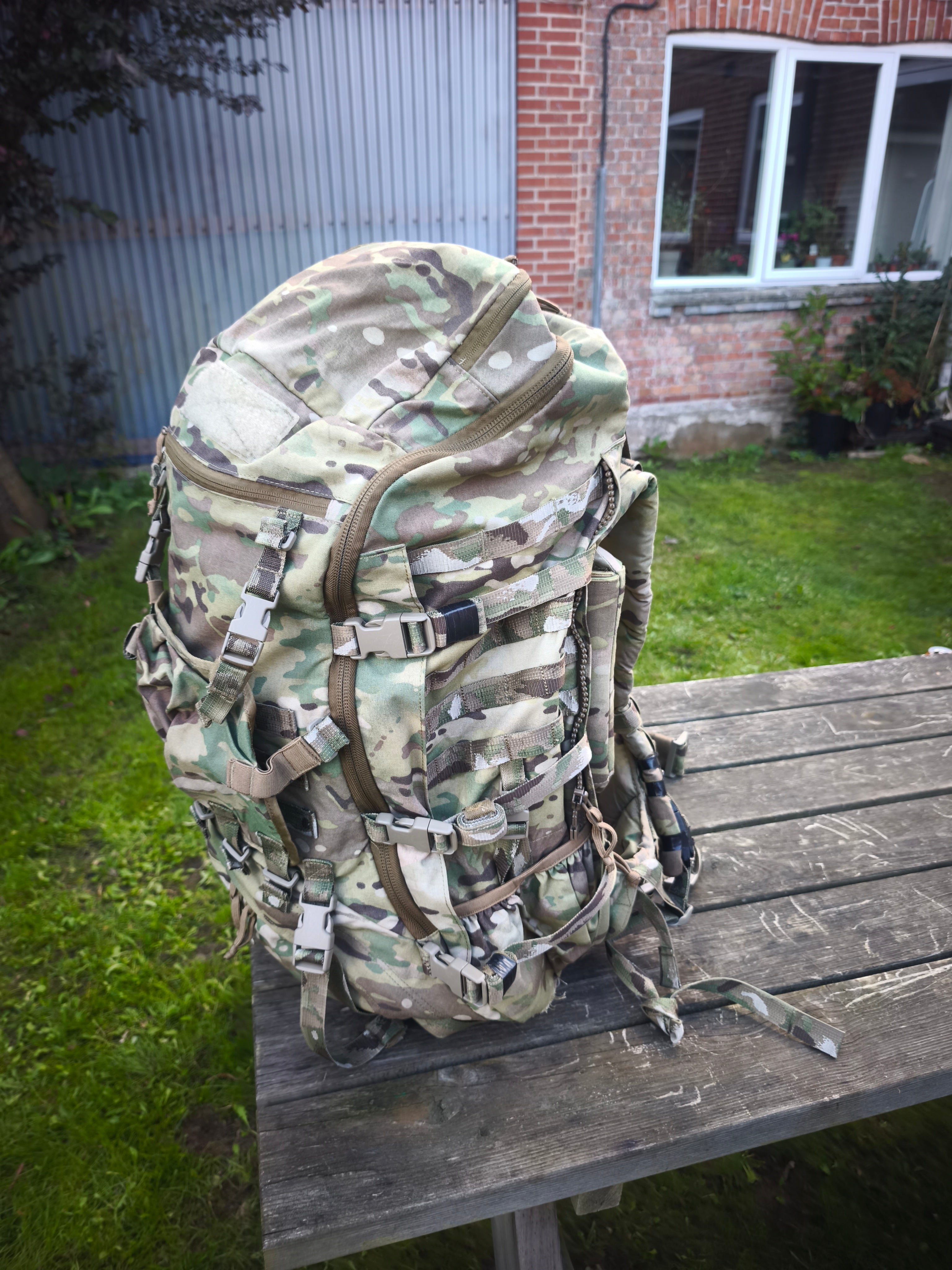 M/70 liters rygsæk fra forsvaret