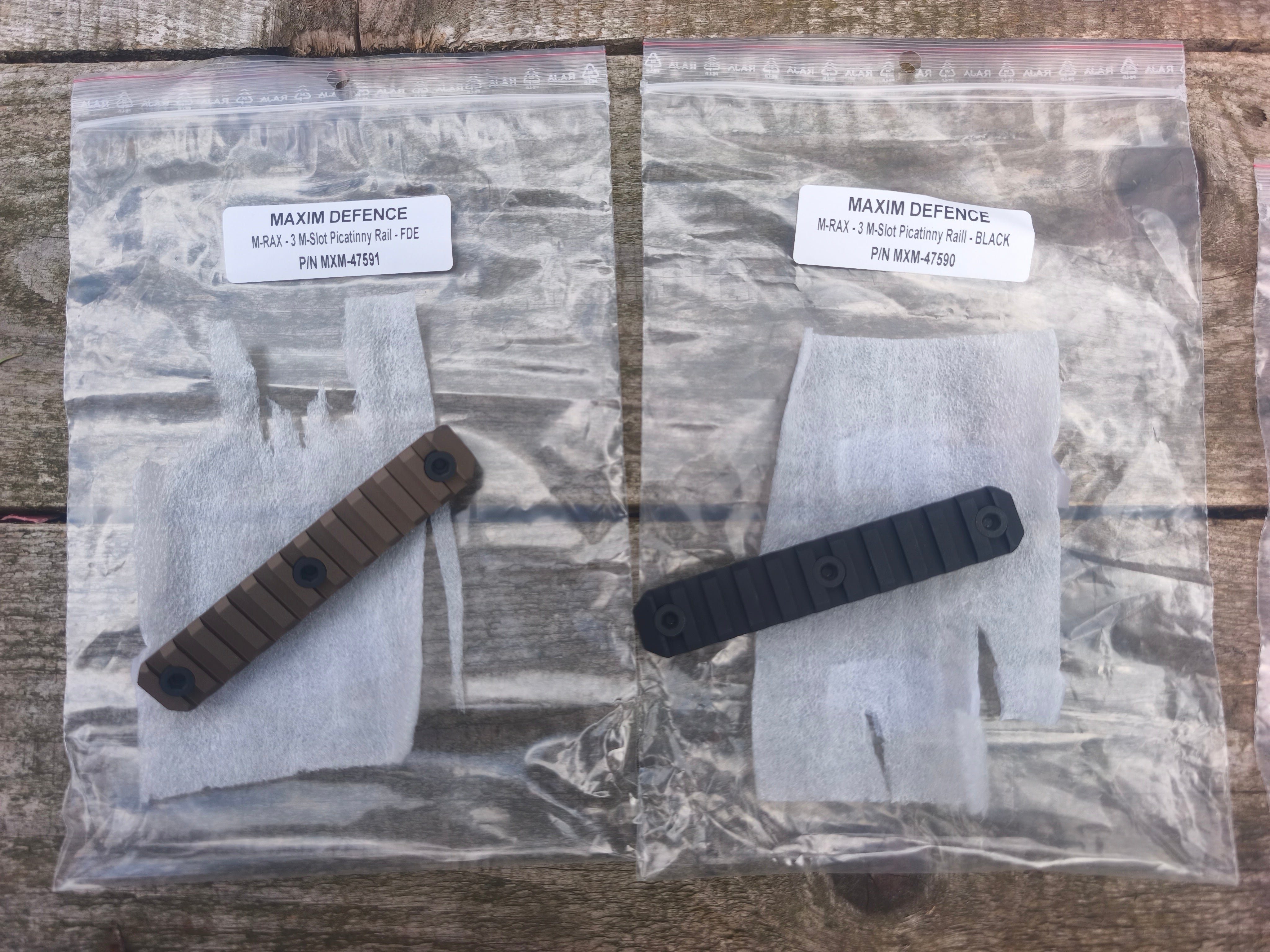 Maxim Defense Mrax M-lok rail til gevær m25, størrelse 3