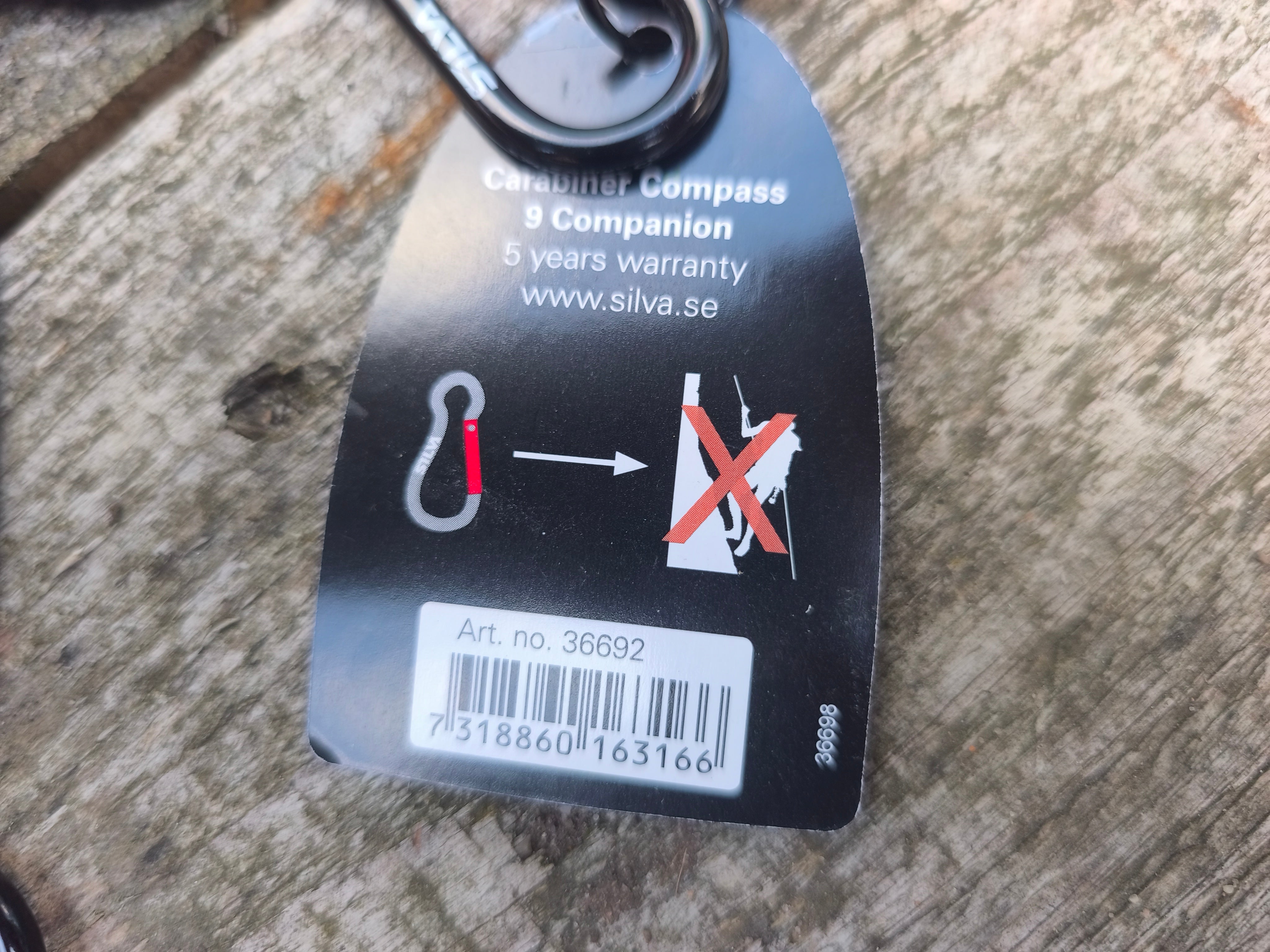 Silva carbiner compass companion 9