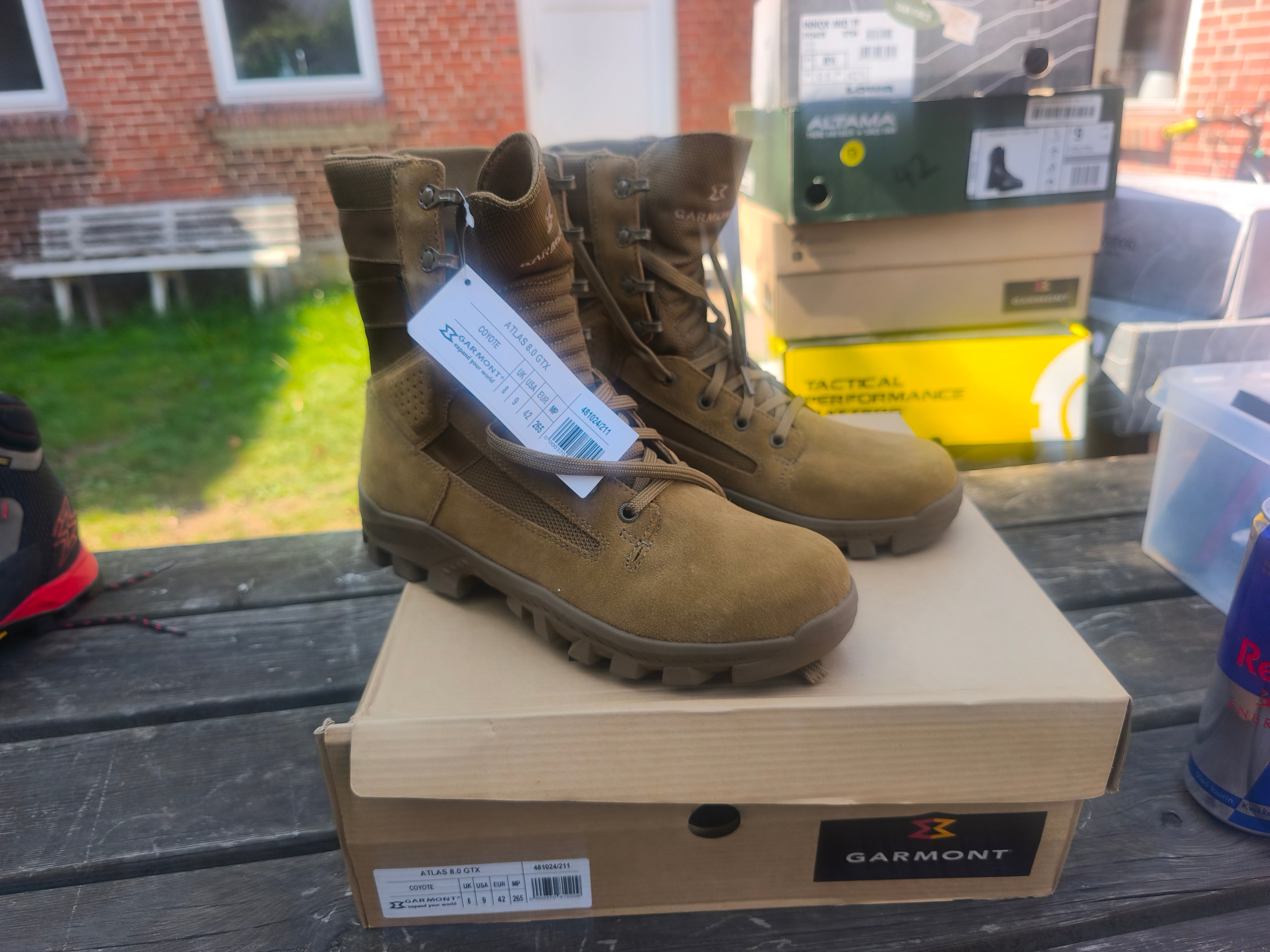 Garmont Atlas 8.0 Goretex Størrelse 42, coyote
