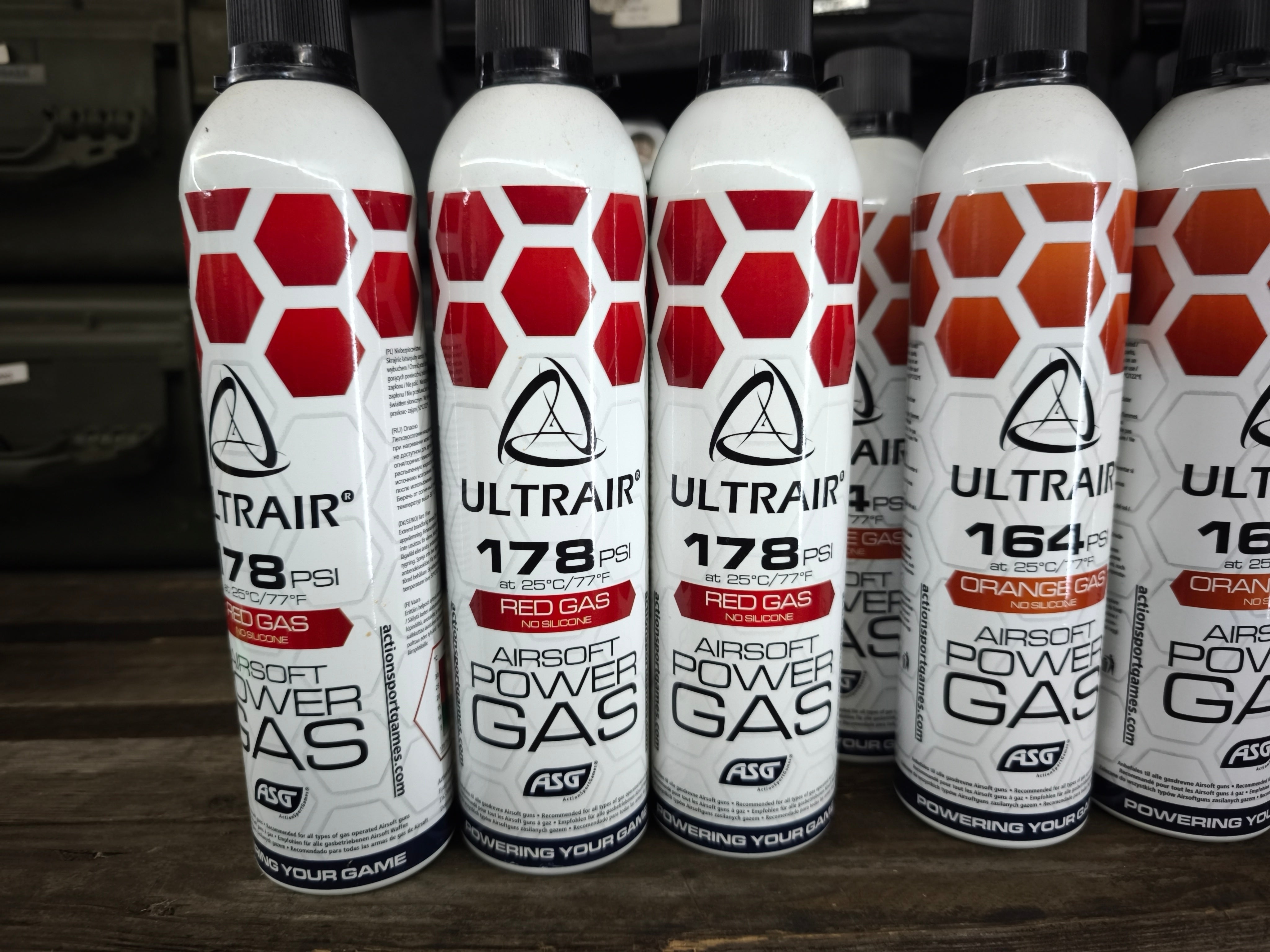 Ultrair gas til airsoftvåben