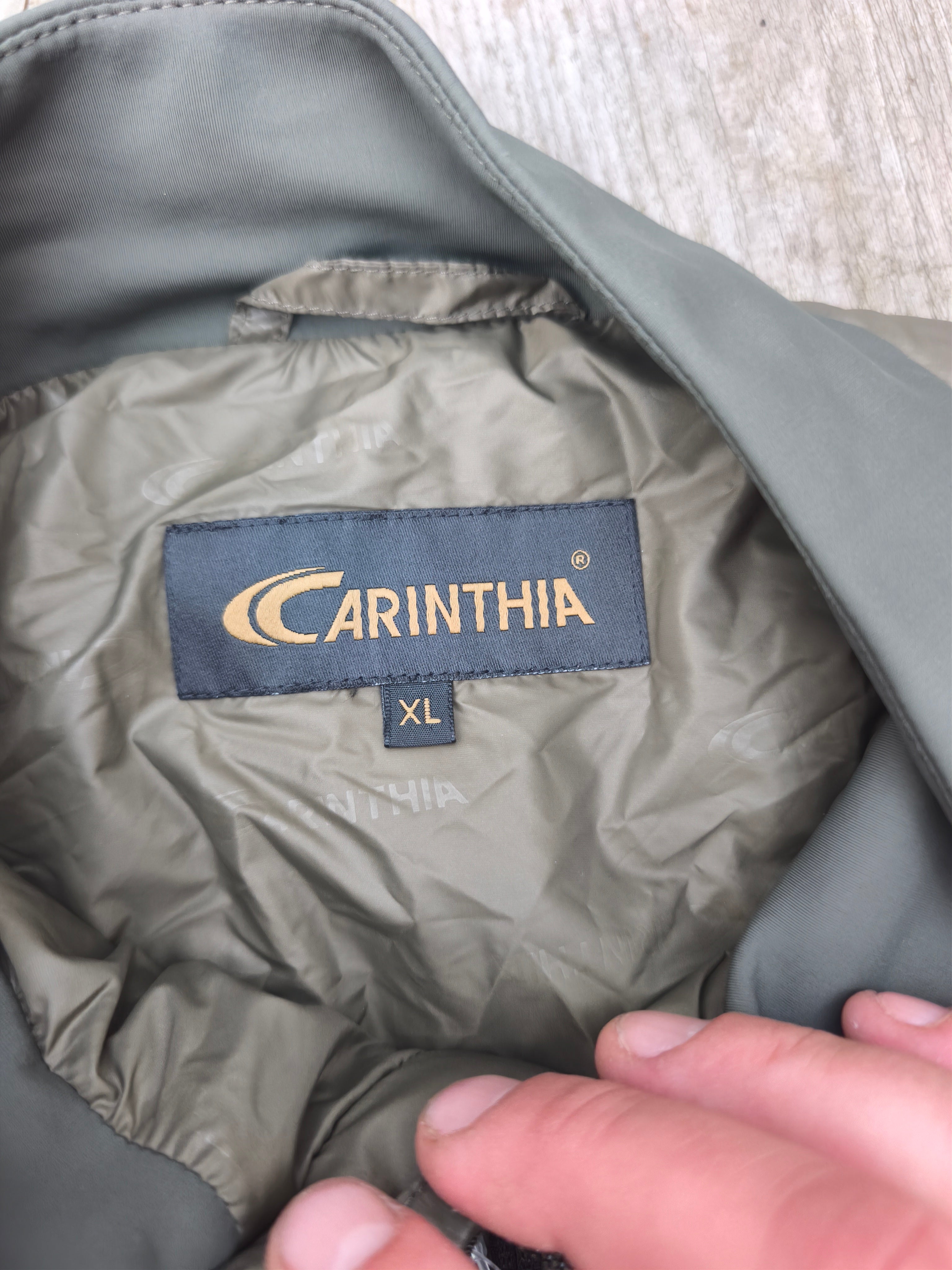 Carinthia jakke xl, oliven grøn