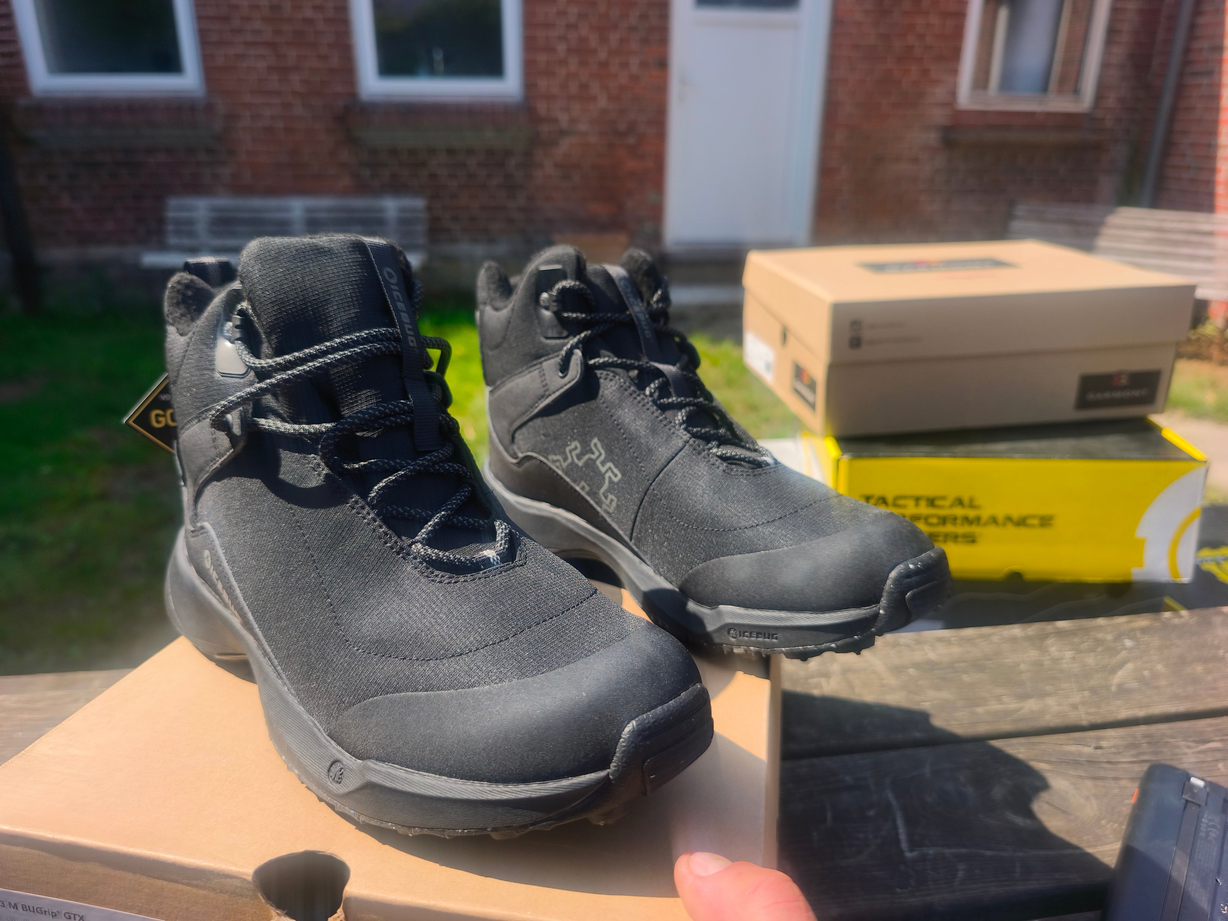 IceBug Pace3 Bugrip Goretex, størrelse 42, sort
