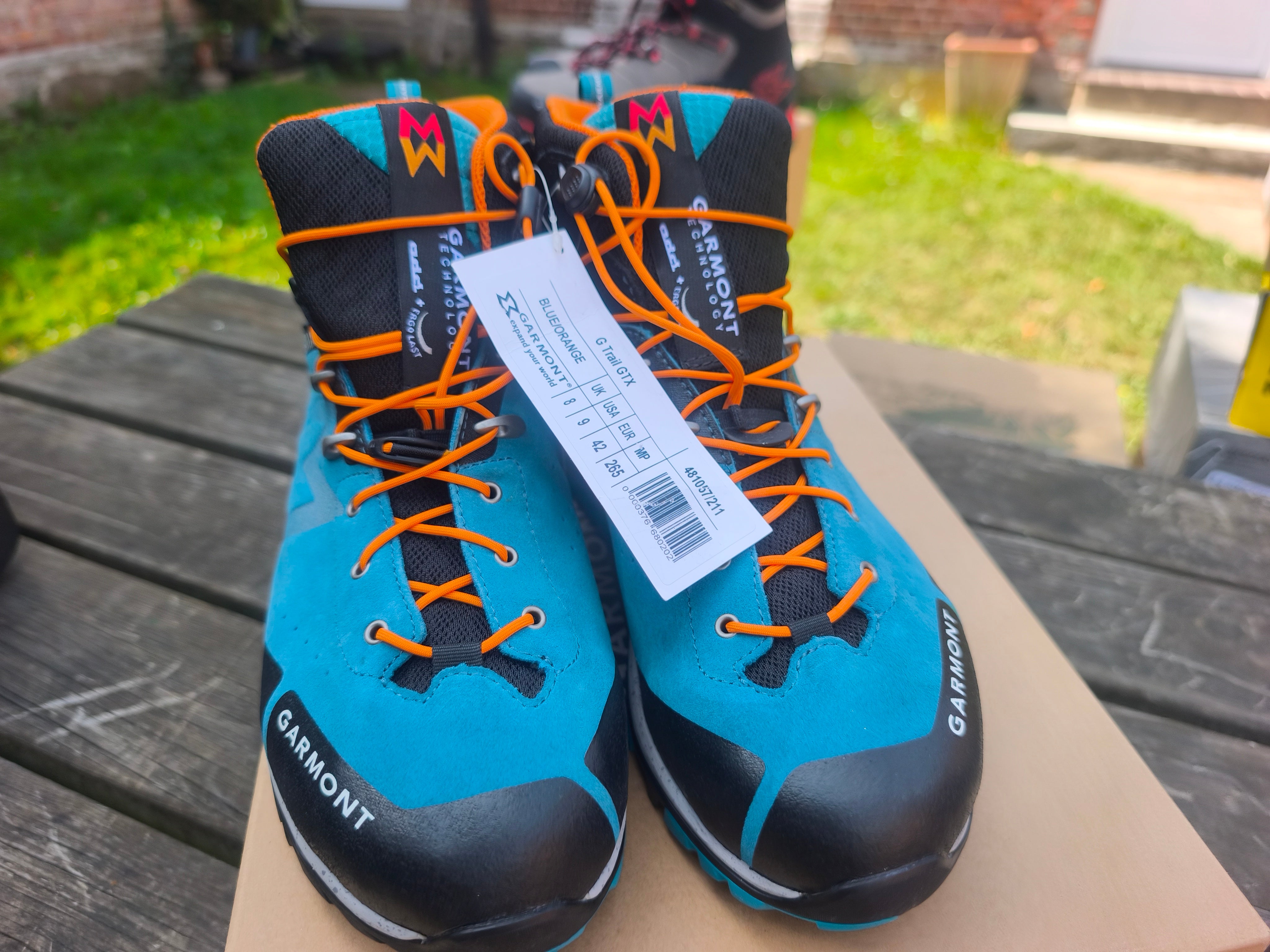 Garmint G-Trail Goretex, størrelse 42, farve Blue/orange