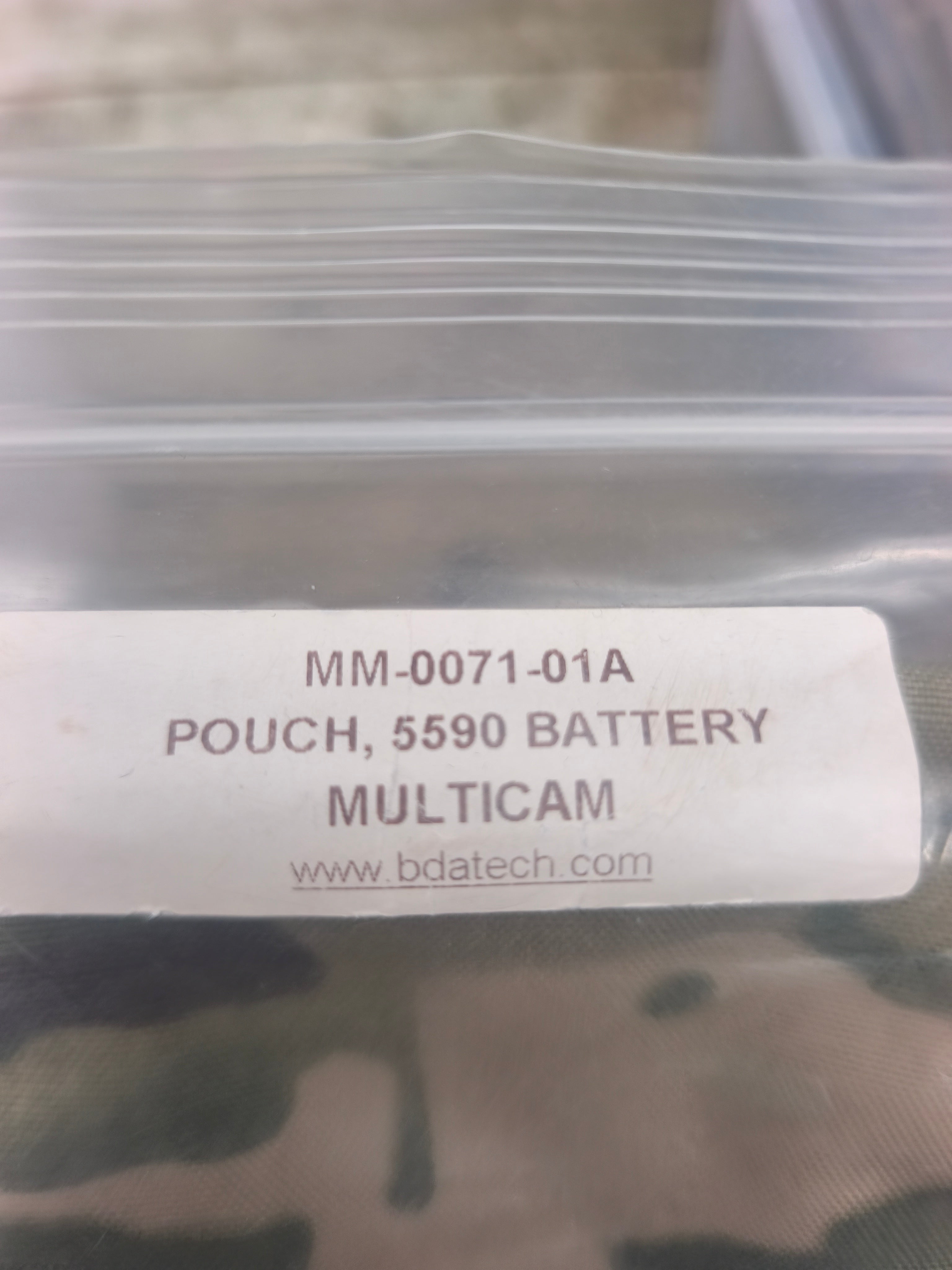 Tyr 5590 battery pouch, demo
