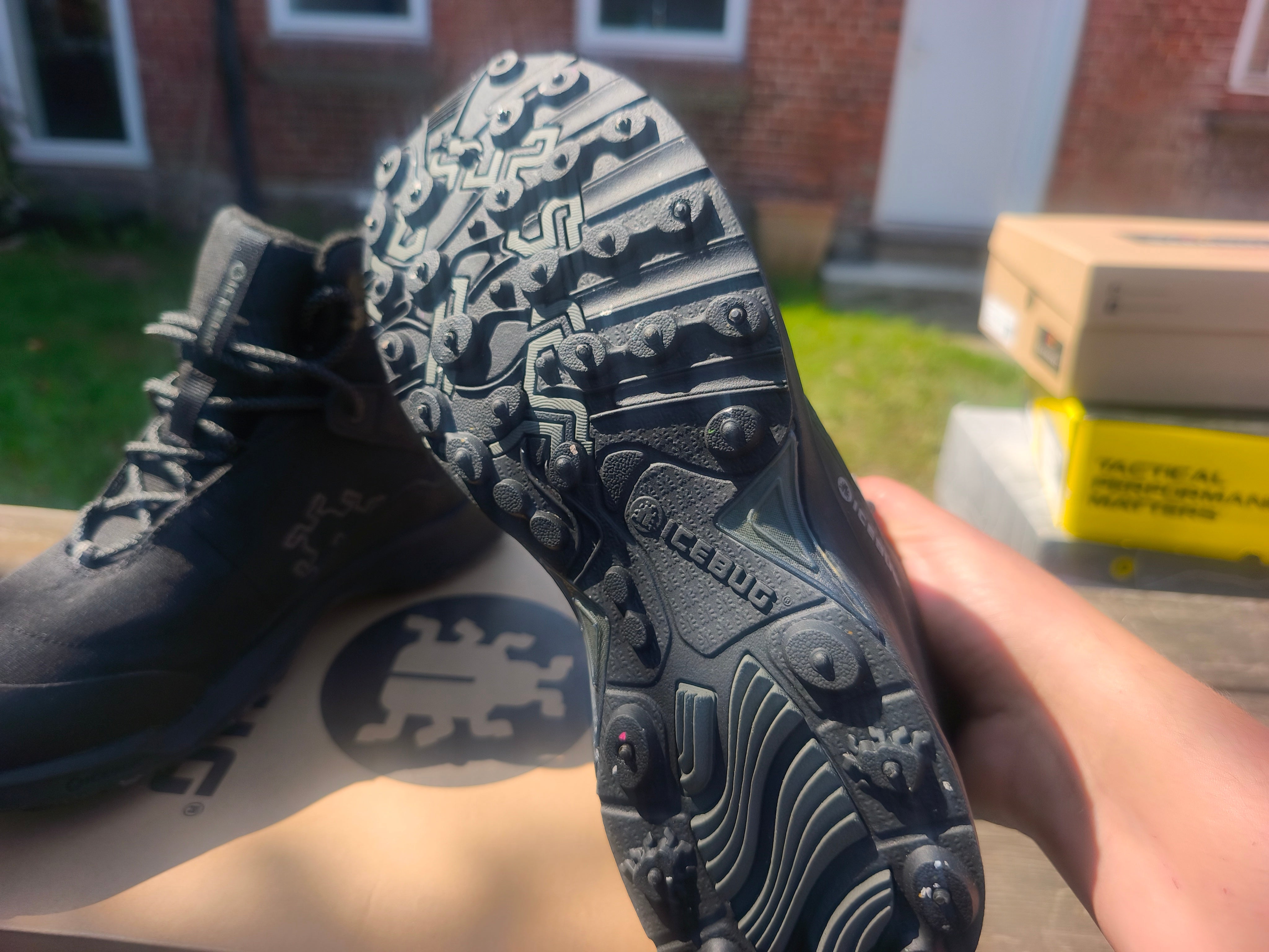 IceBug Pace3 Bugrip Goretex, størrelse 42, sort