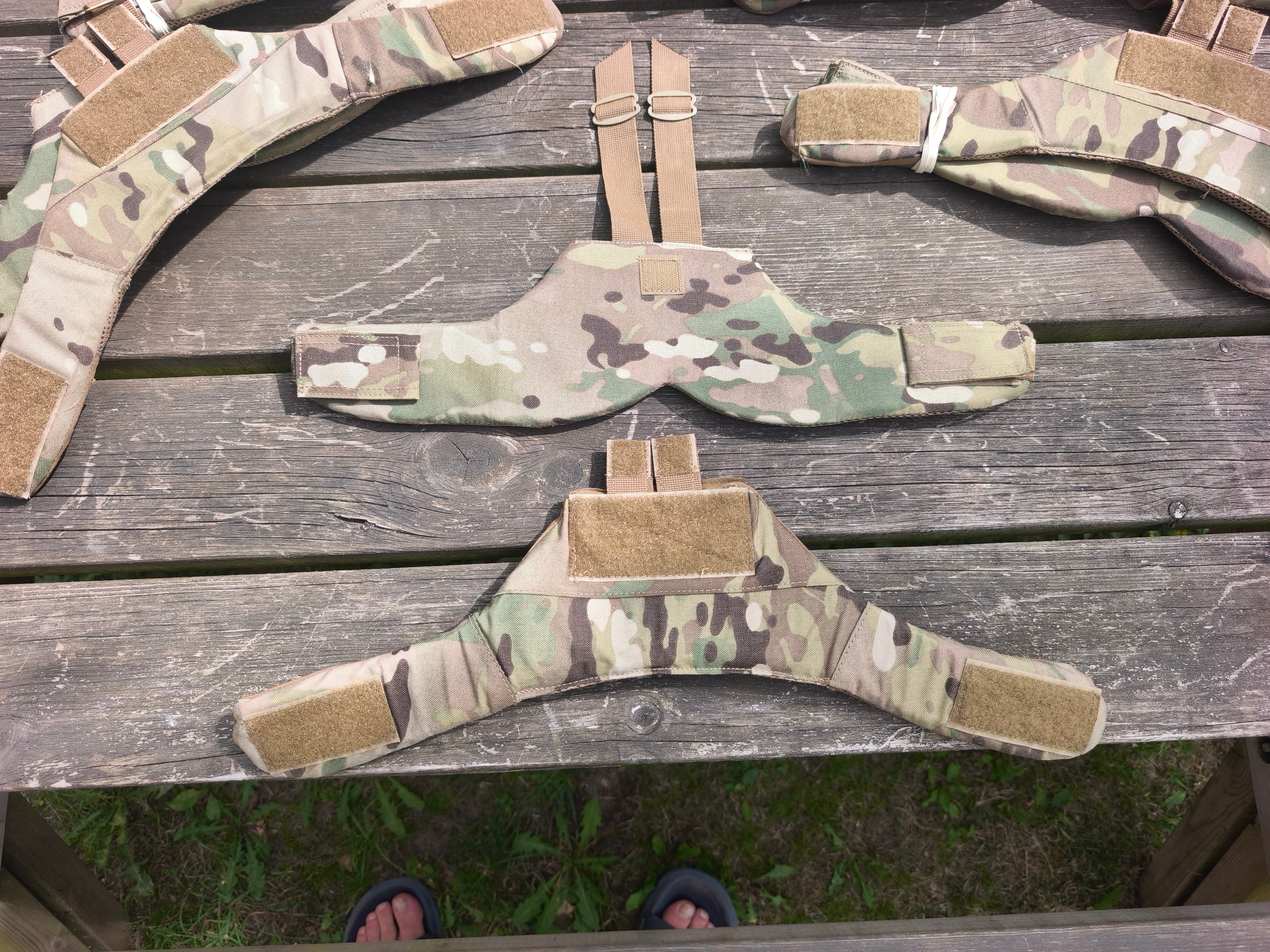 Tyr Tactical, ballistisk halskrave til platecarrier, front og bag