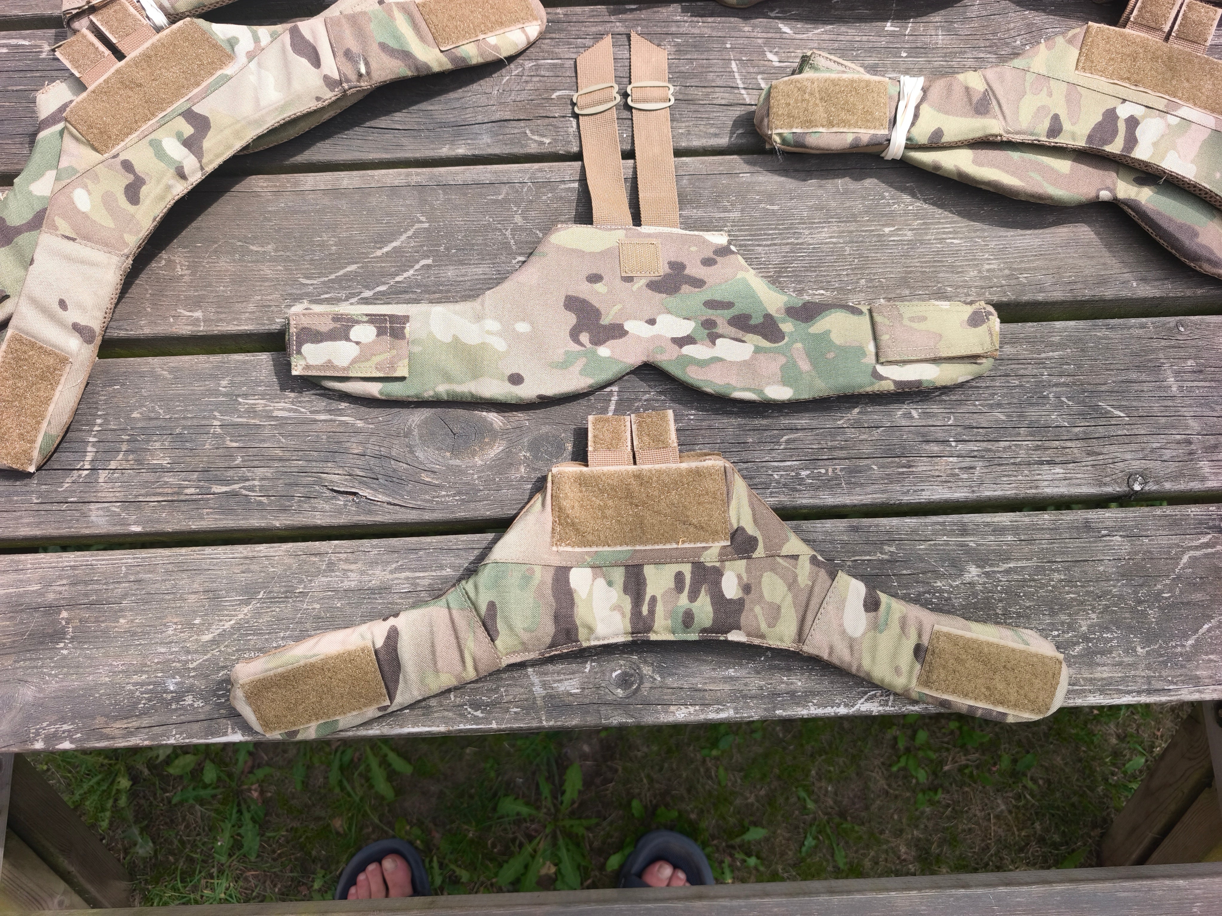 Tyr Tactical, ballistisk halskrave til platecarrier, front og bag