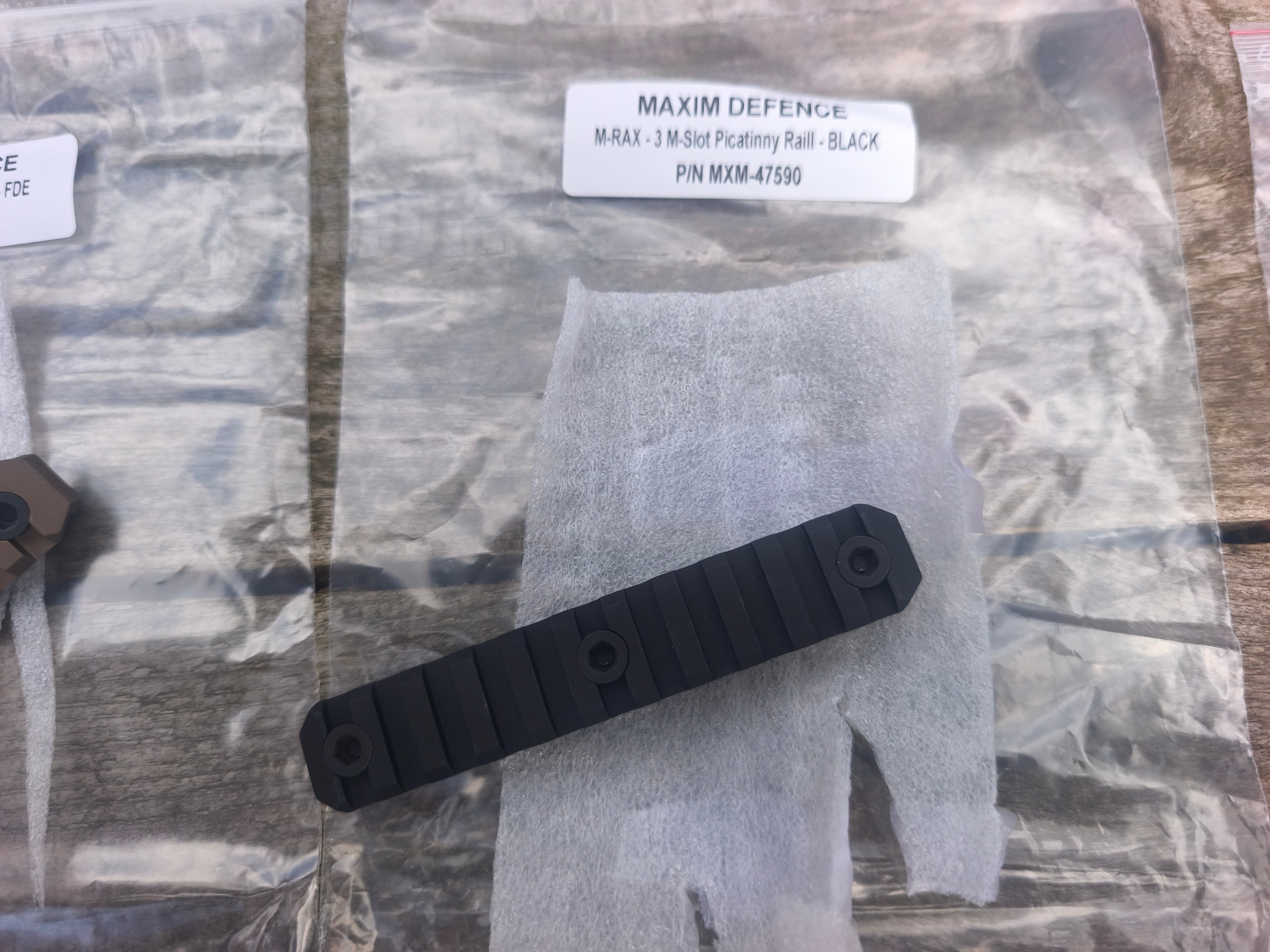 Maxim Defense Mrax M-lok rail til gevær m25, størrelse 3